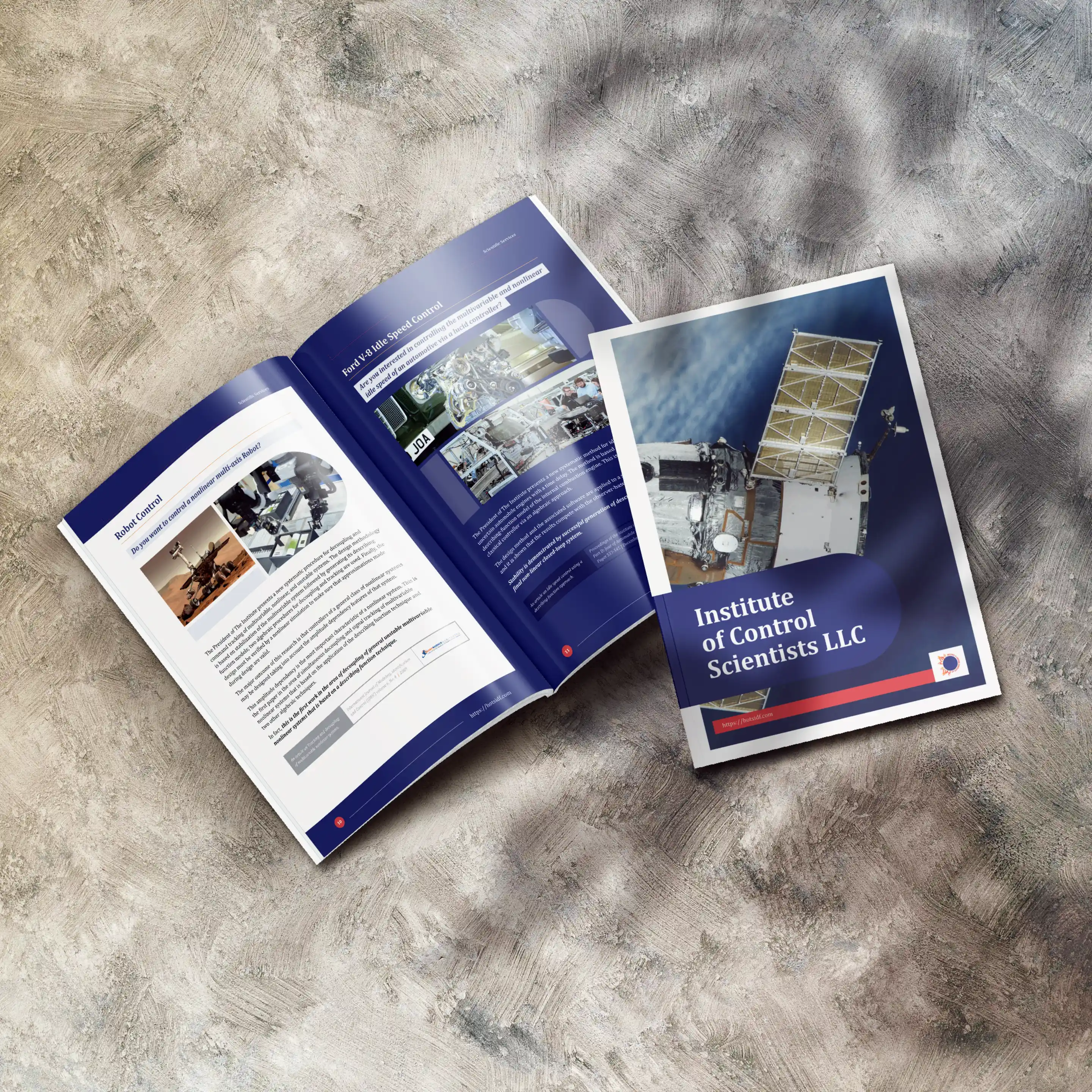 brochure design for ICS