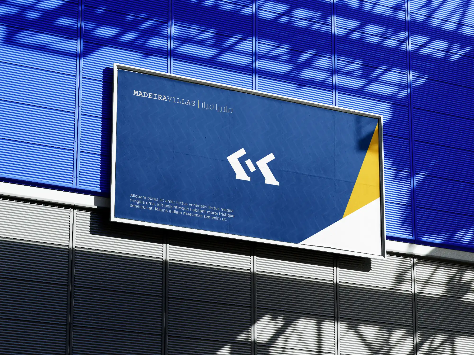 Madeira Villa Logo banner Mockup