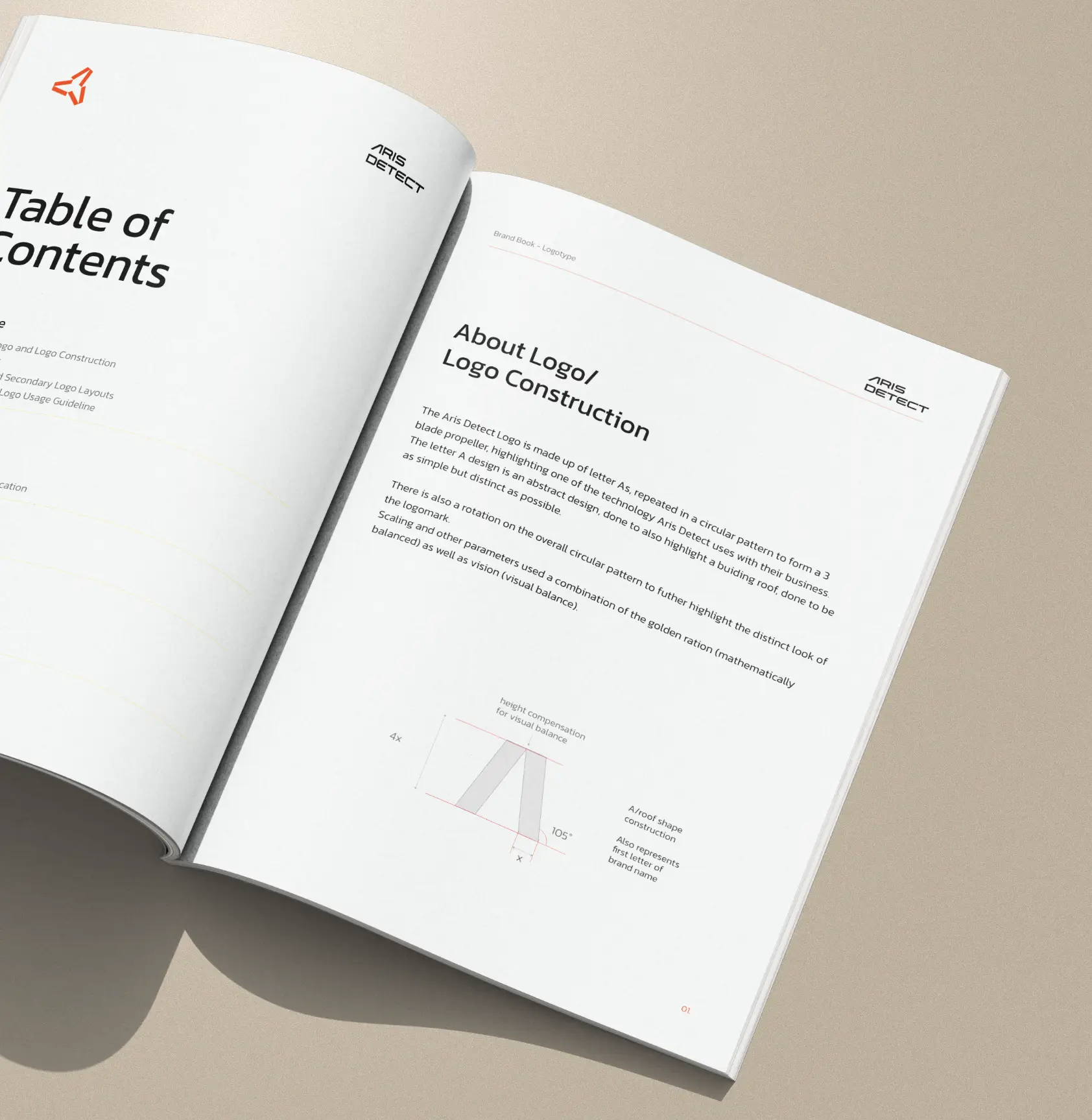 Aris Detect Logo Brand Book Mockup 001