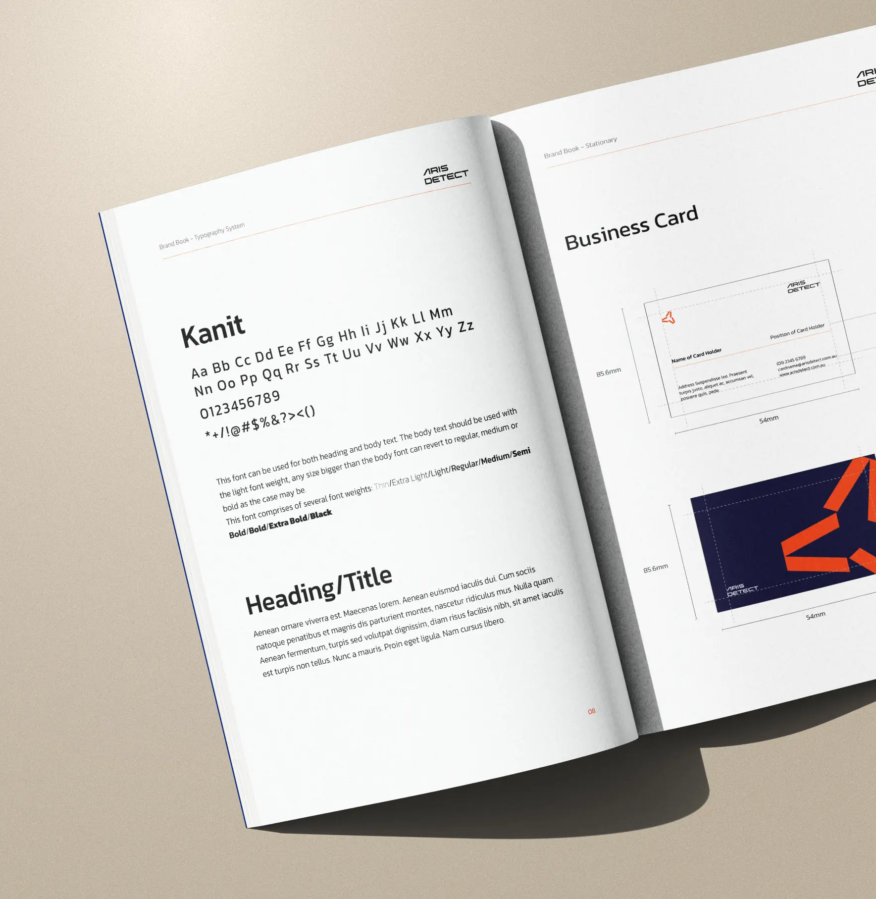 Aris Detect Logo Brand Book Mockup 003