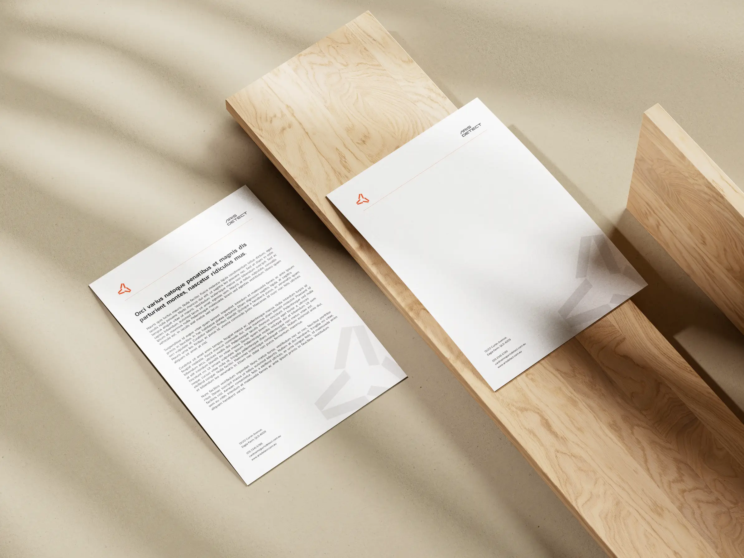 Aris Detect Letterhead Mockup 002