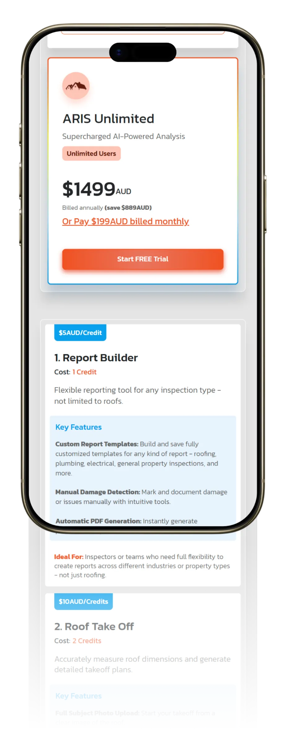Aris Detect Mobile Website Mockup Presentation