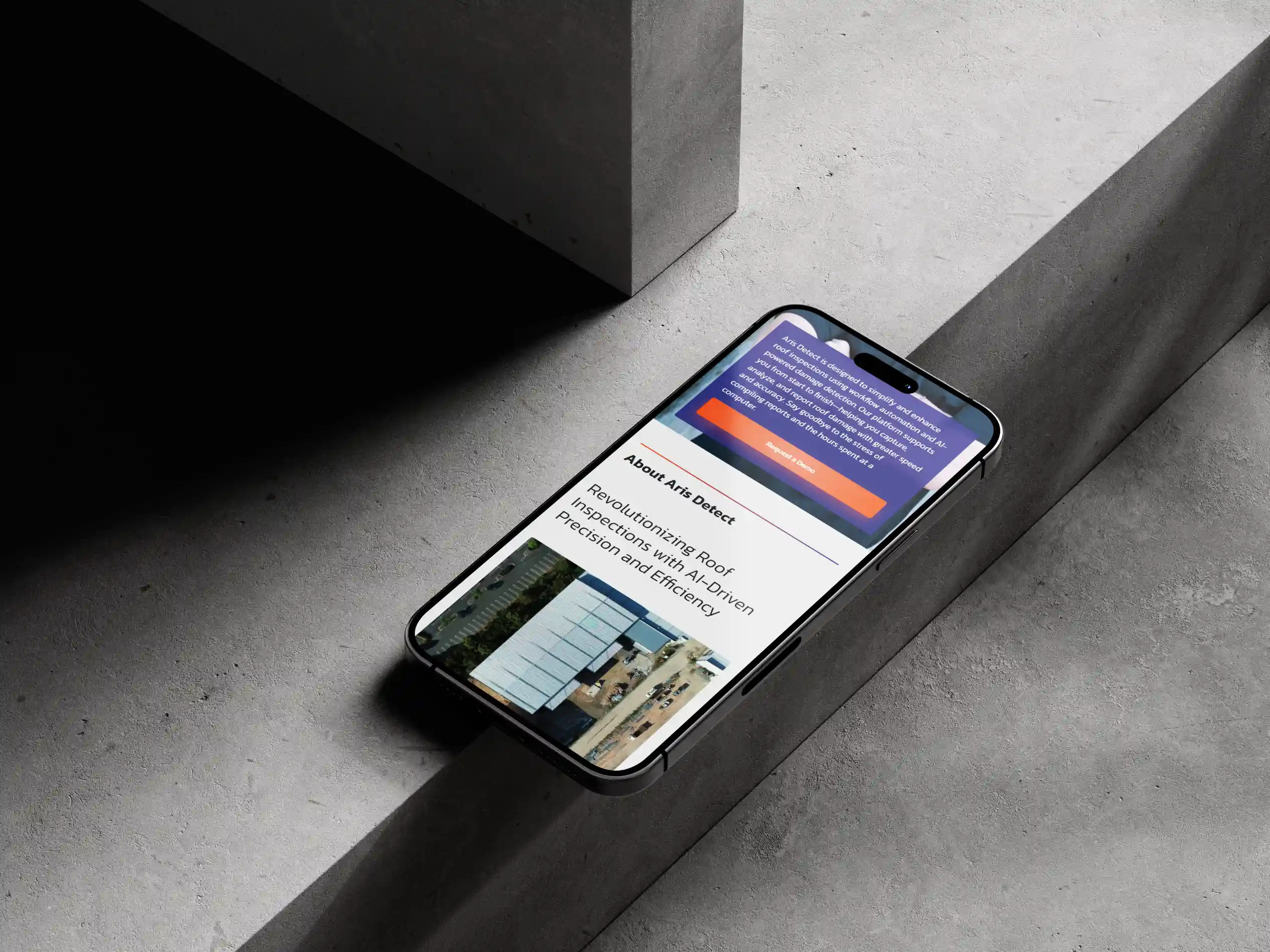 Aris Detect Mobile Website Mockup 002