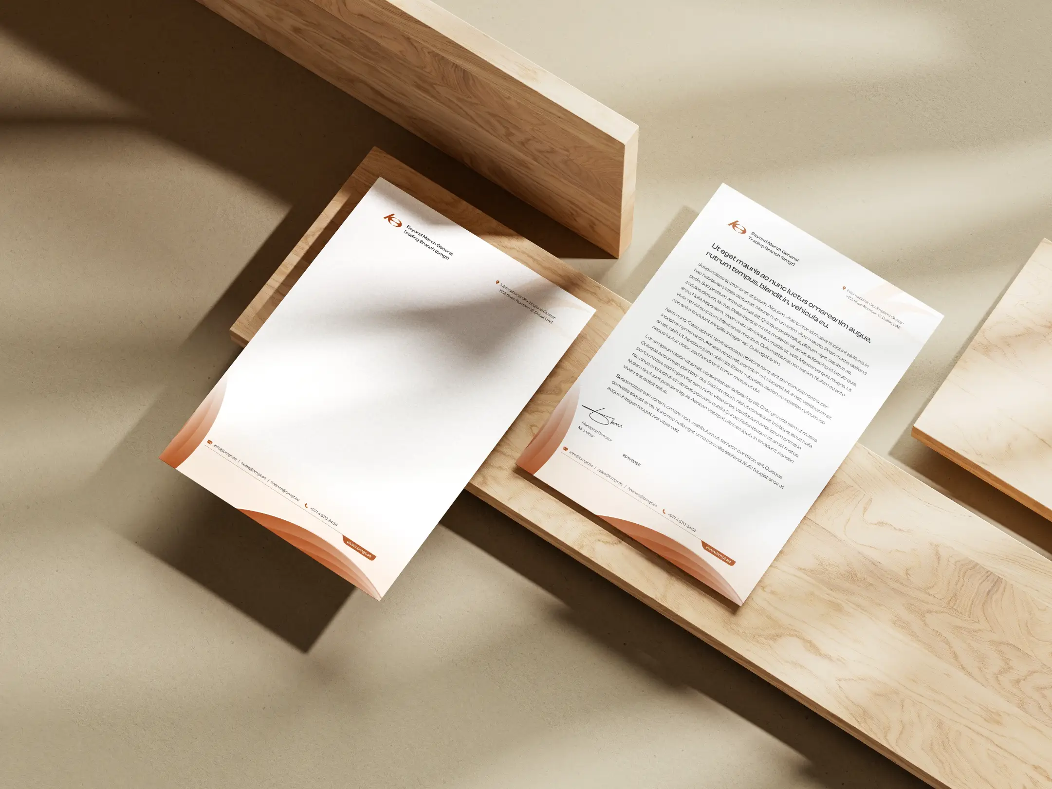 BMGT Letterhead Mockup