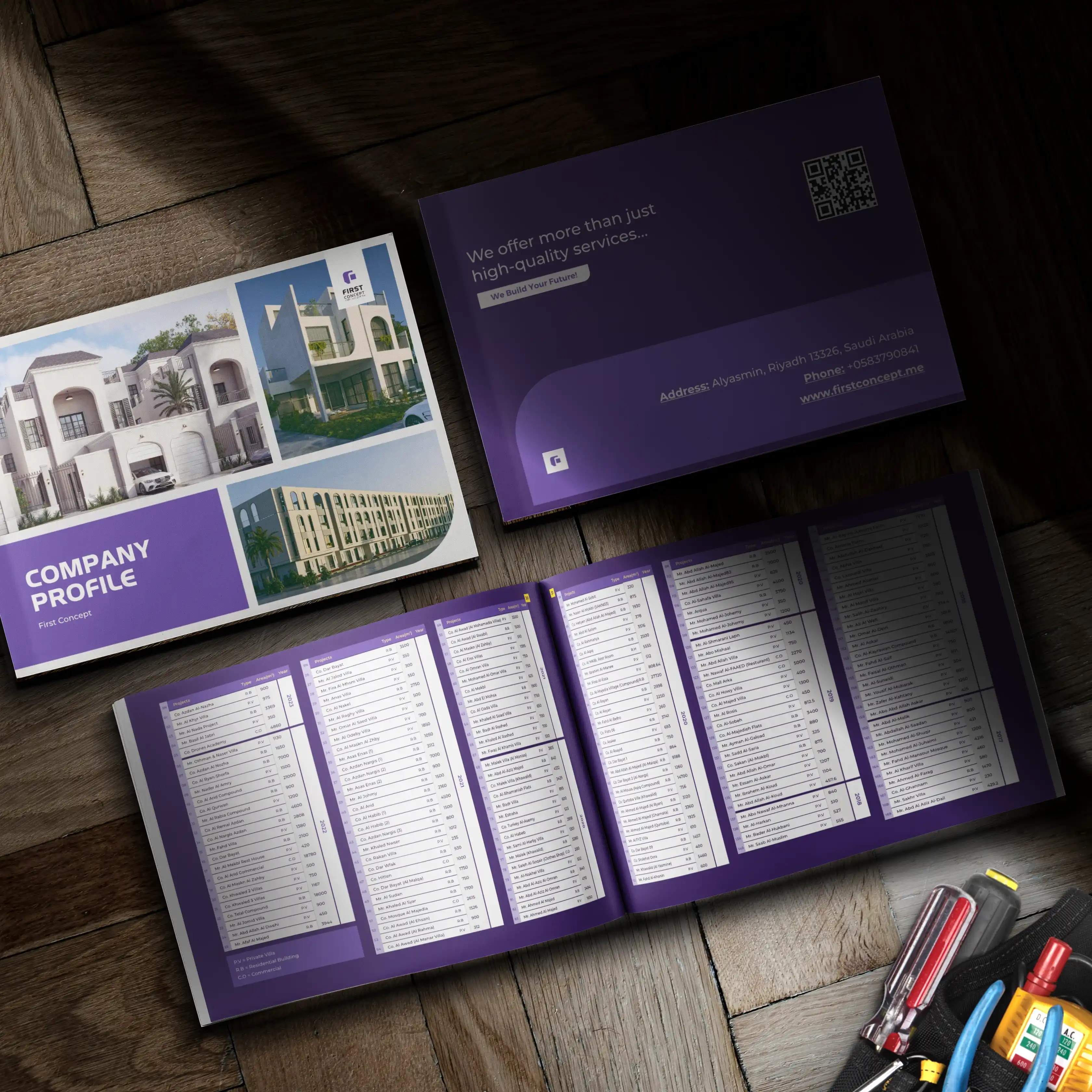 First Concept Company Profile Mockup 002