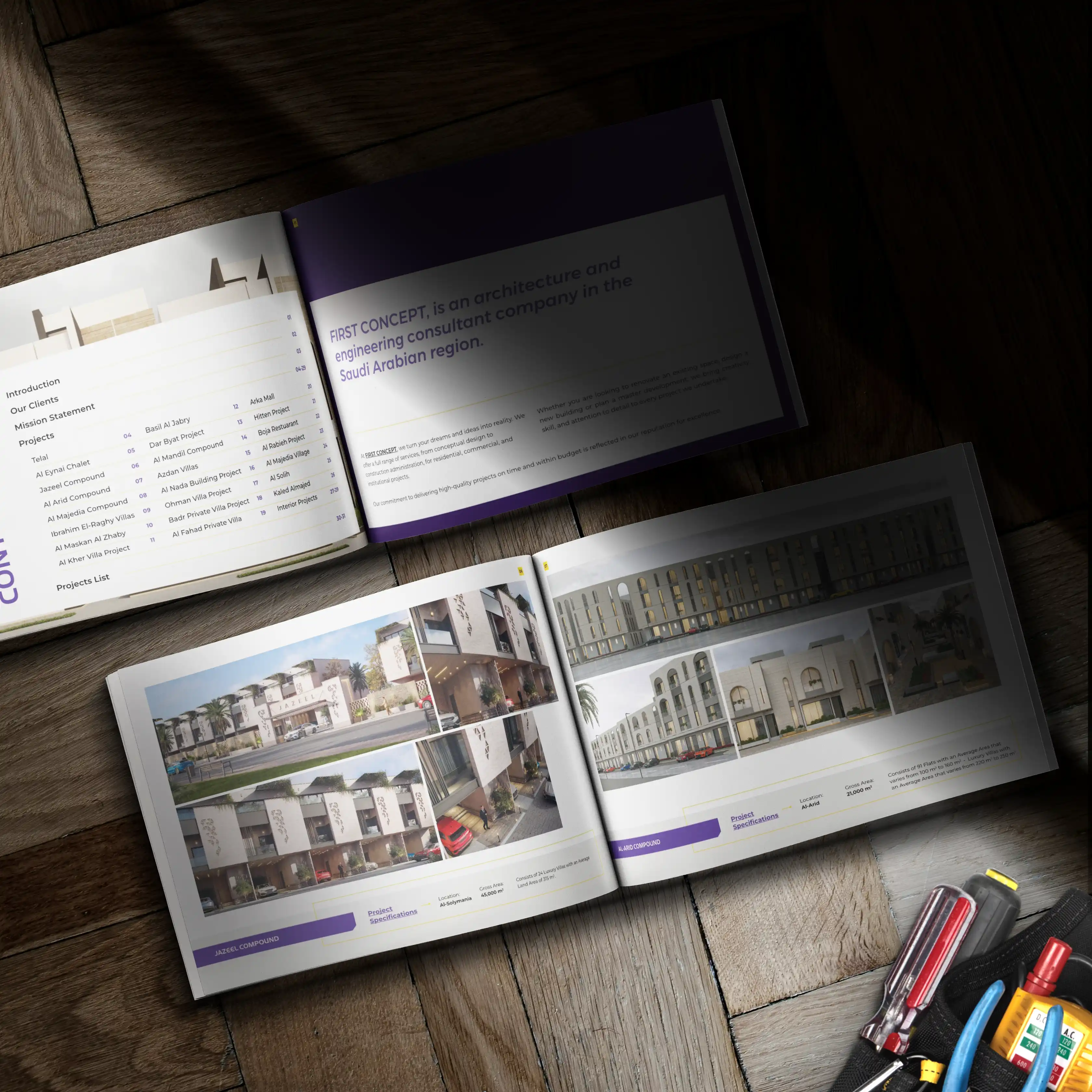 First Concept Company Profile Mockup 003