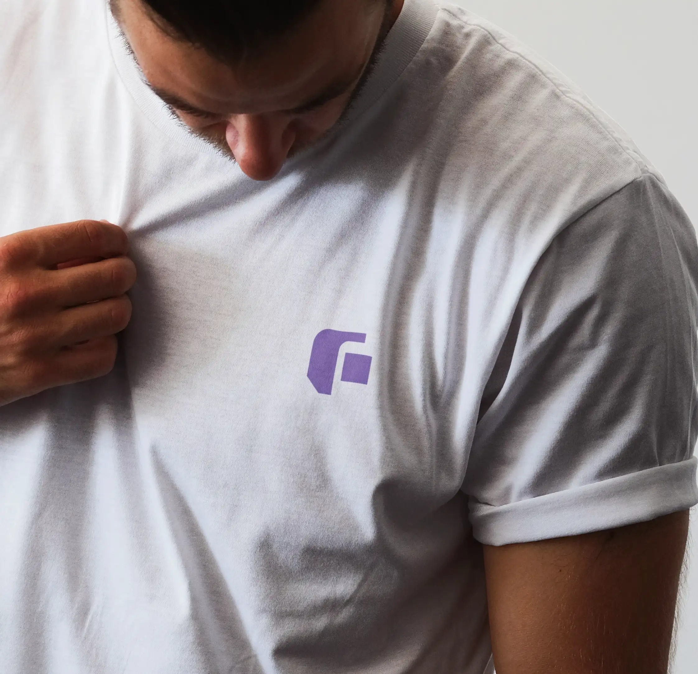 First Concept Logo on T-shirt Mockup