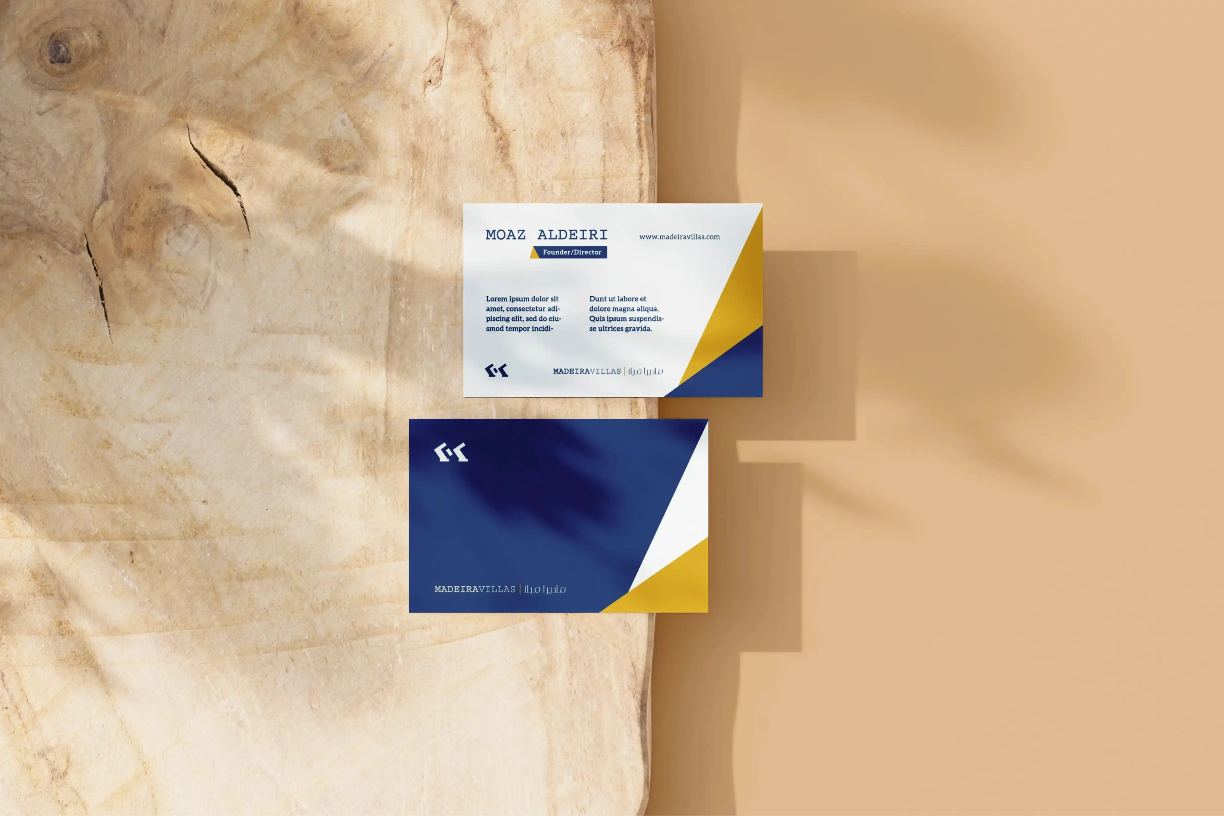 Madeira Villas Business Card Mockup 002