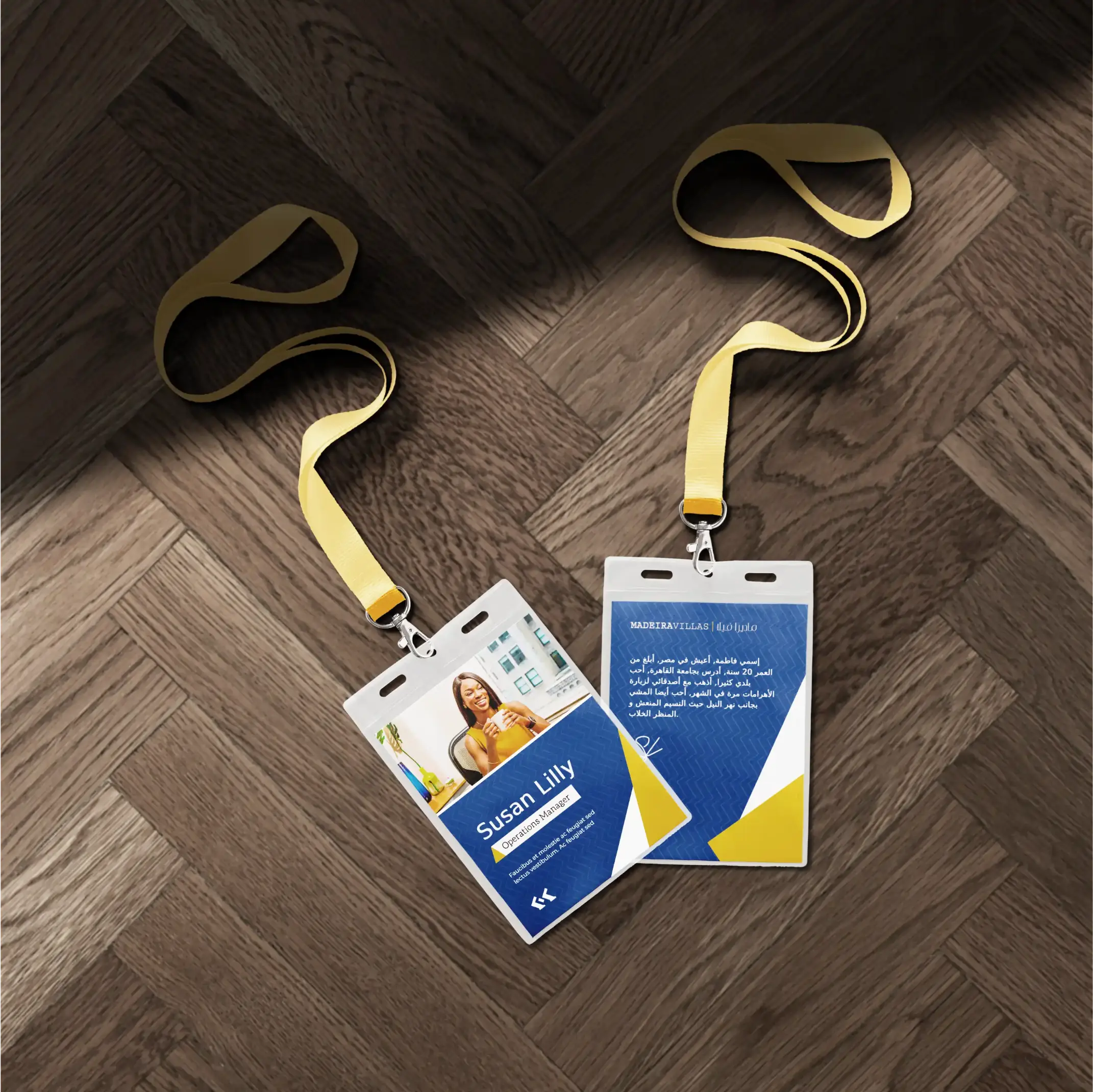 Madeira Villas ID Card Mockup
