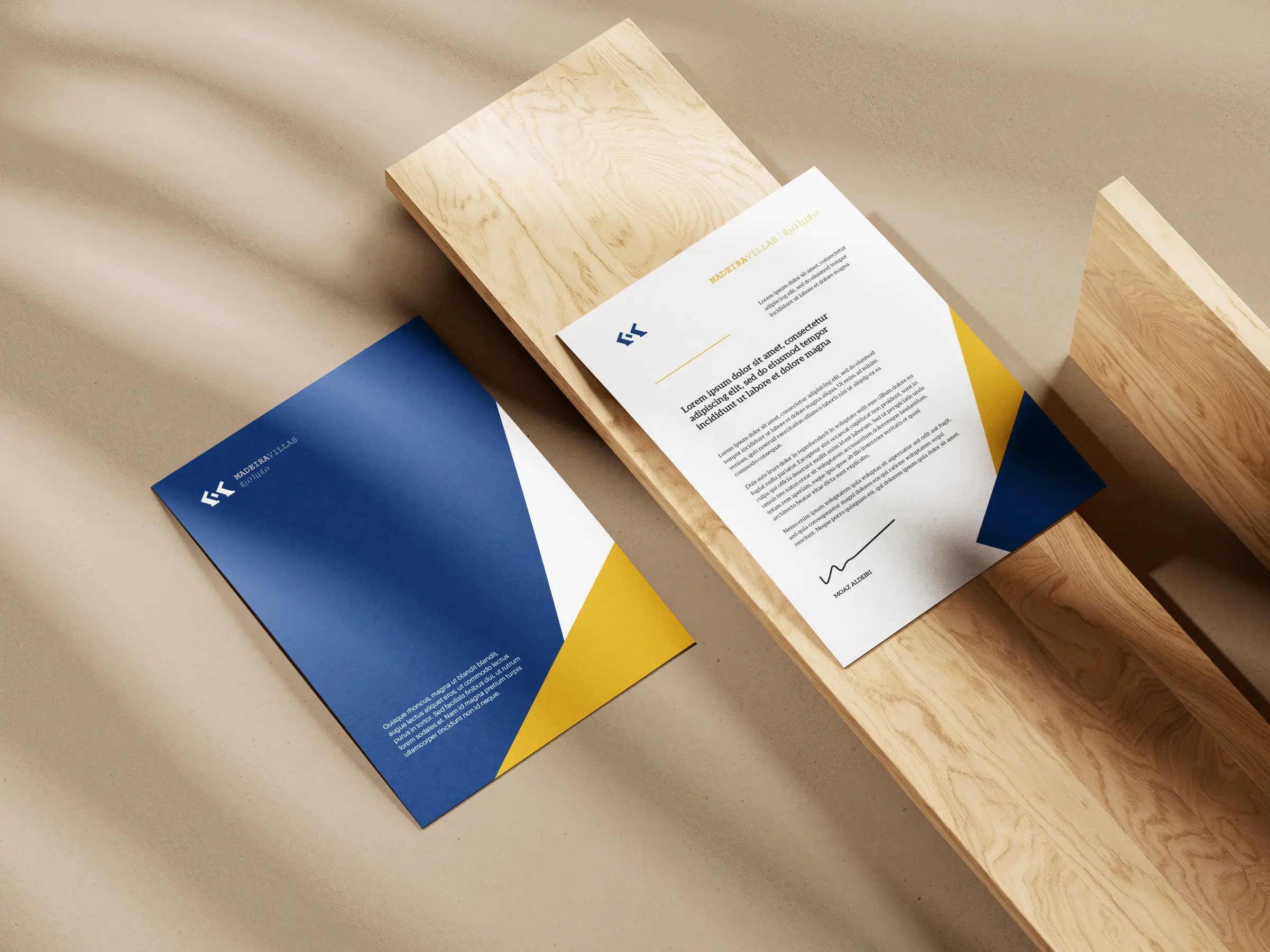Madeira Villas Letterhead Mockup 002