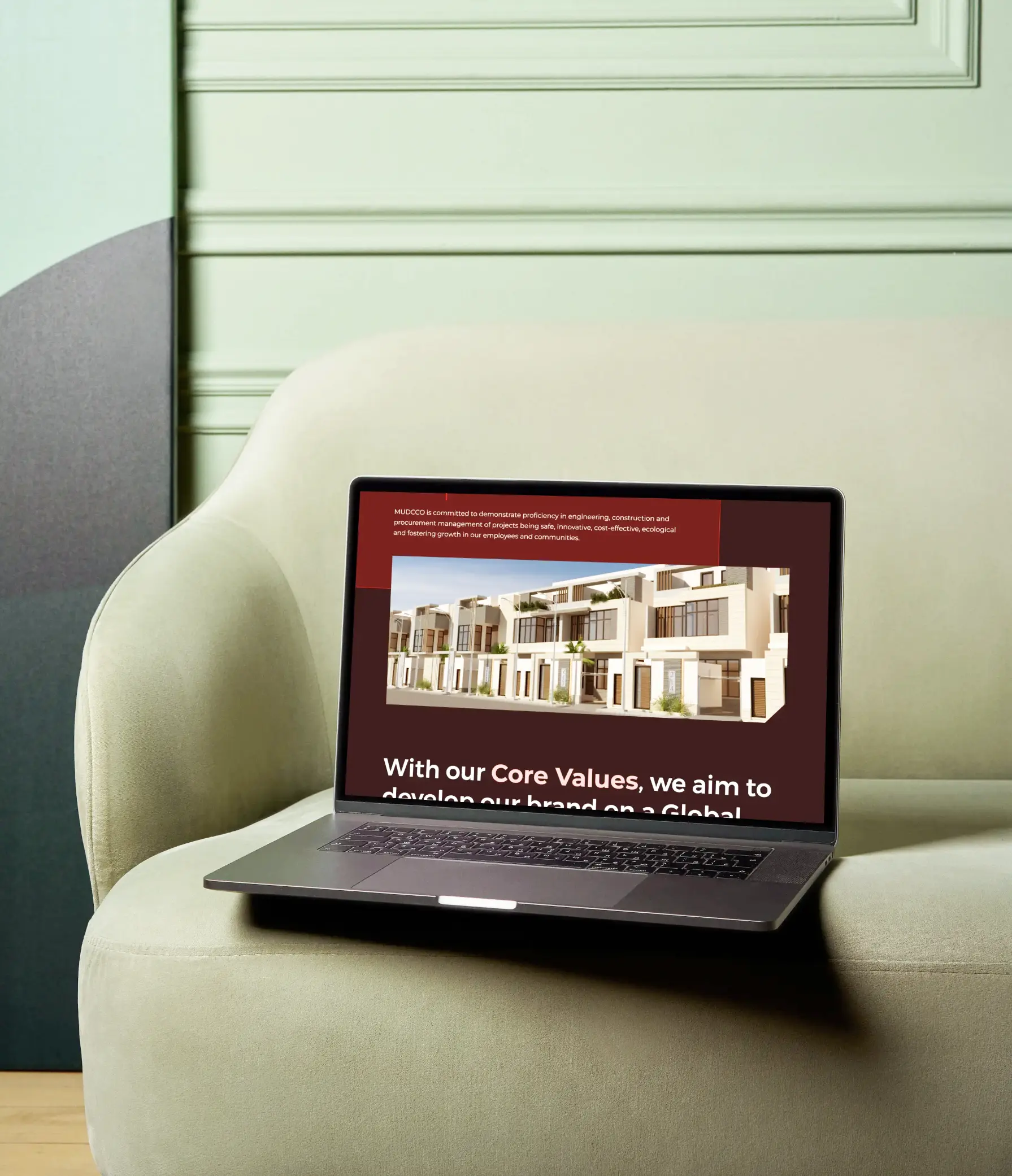 MUDCCO Desktop Website Mockup 001
