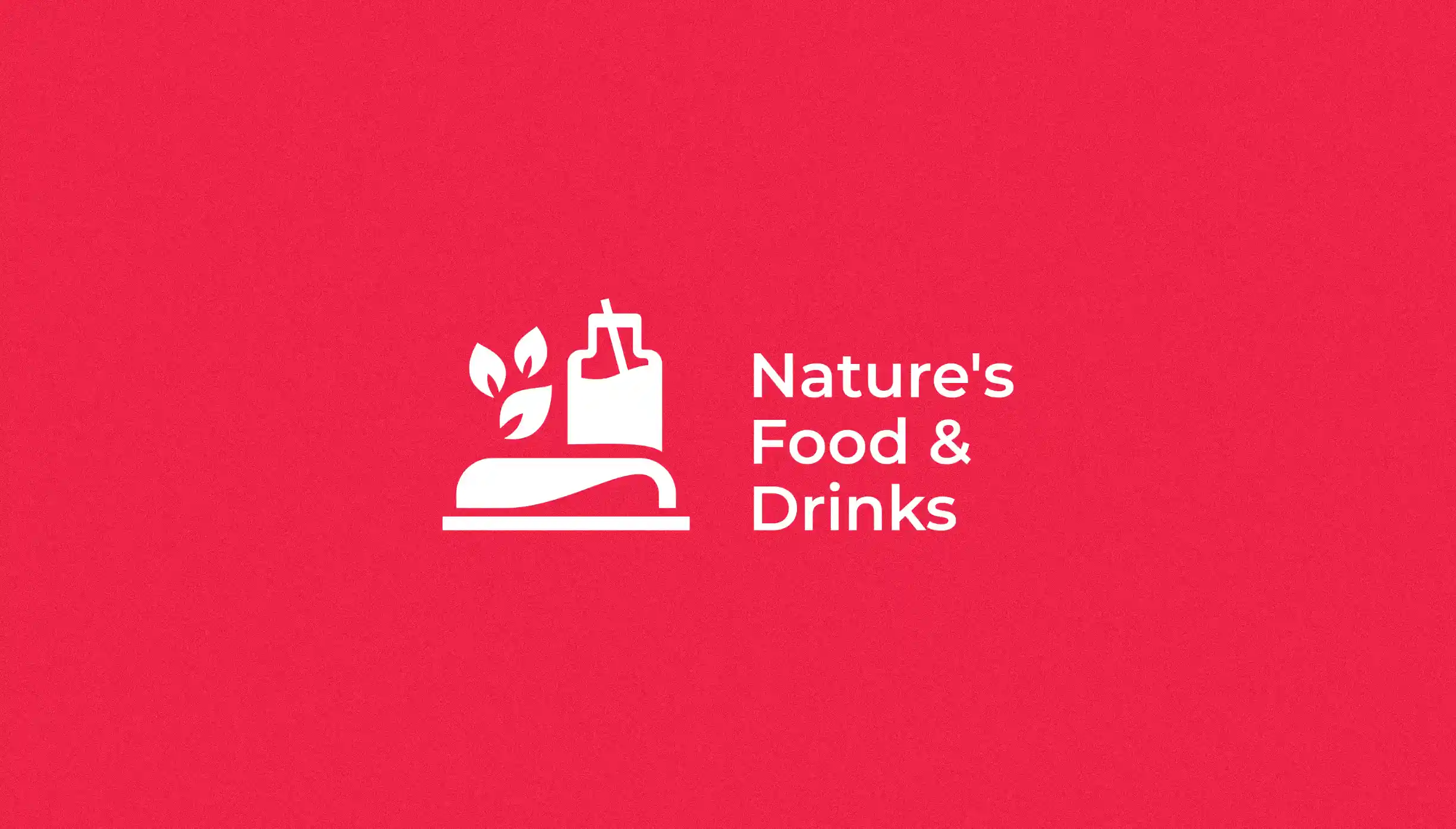 Nature's Food and Drinks Logo Mockup 002