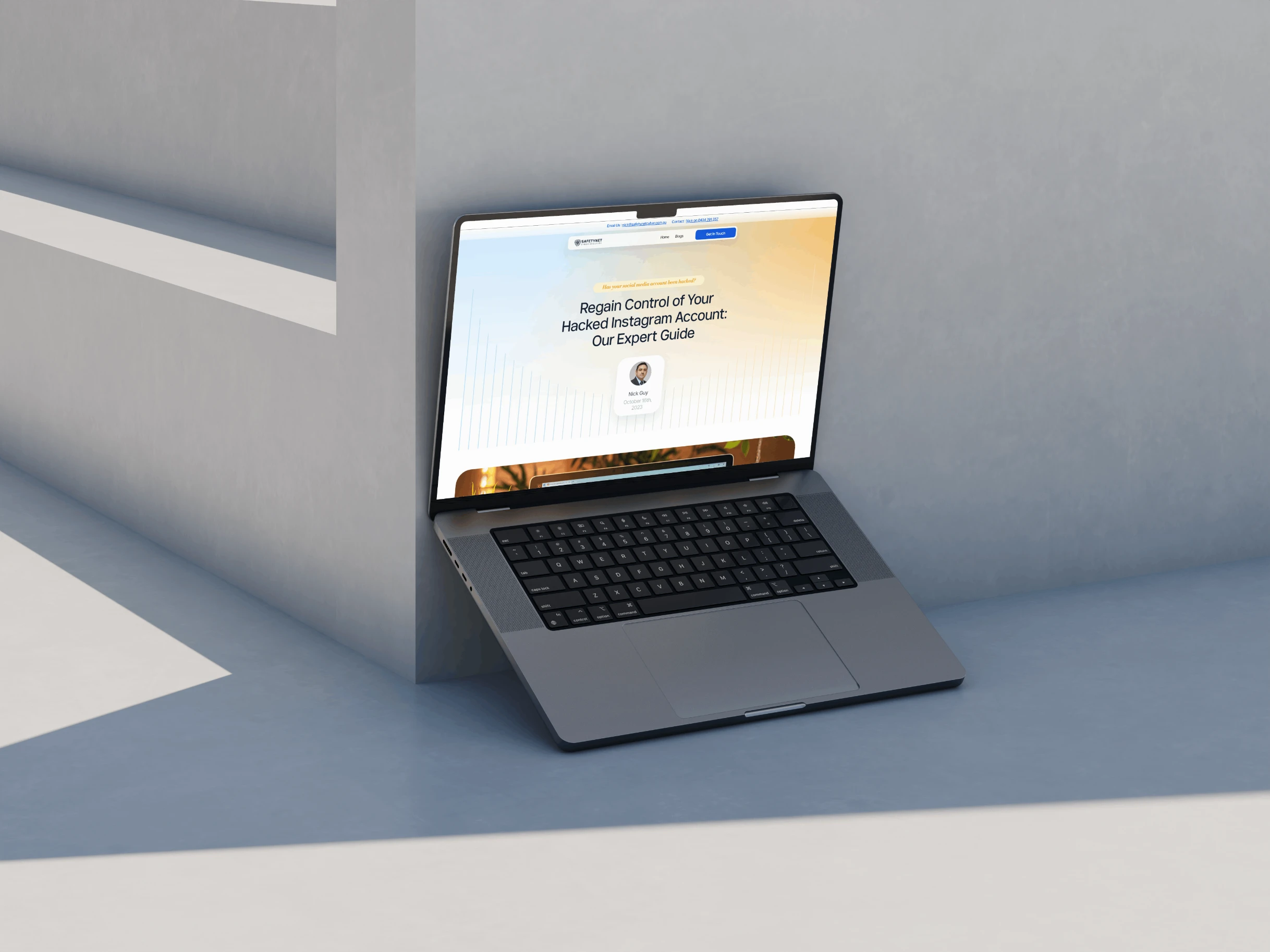 Safetynet Cyber Security Desktop Website 004