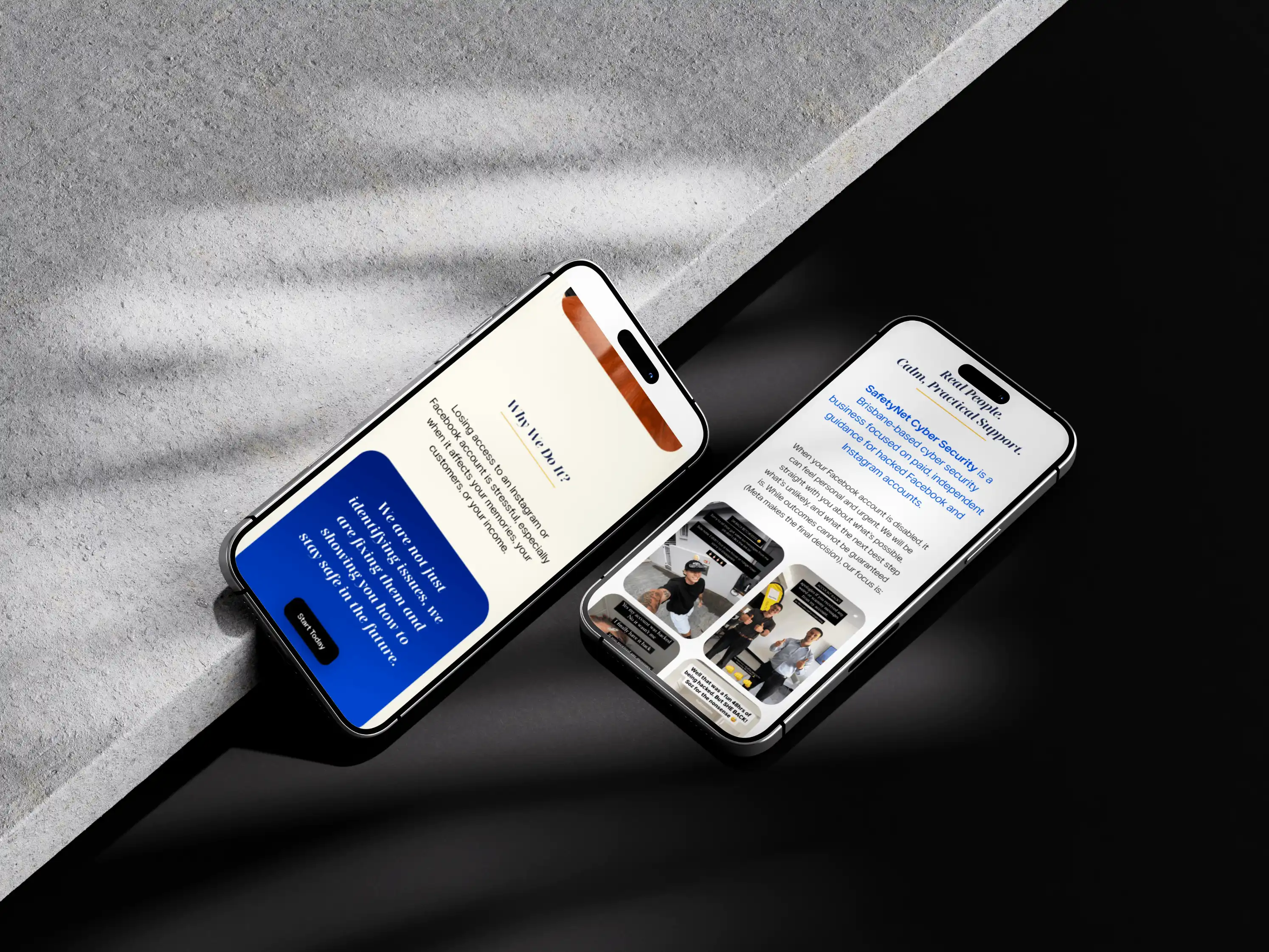 Safetynet Cyber Security Mobile Website 005