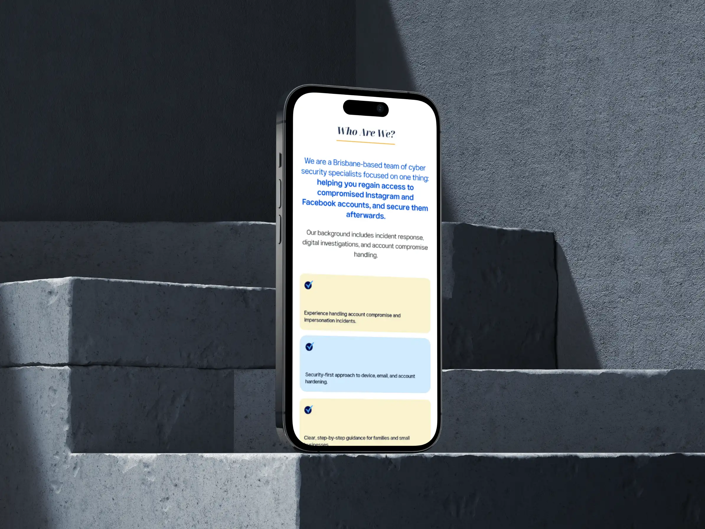 Safetynet Cyber Security Mobile Website 007