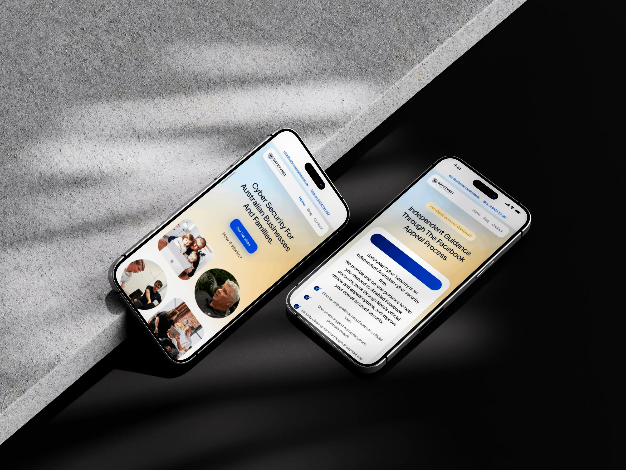 Safetynet Cyber Security Mobile Website 010