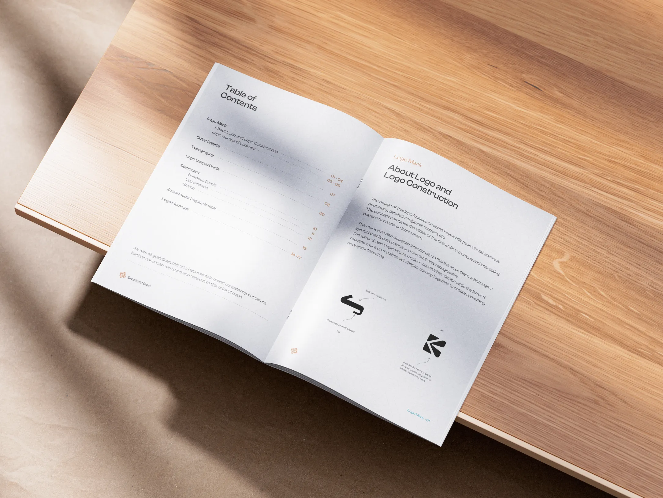 Smetch Keen &amp; Smetch.en Brand Book Mockup 001
