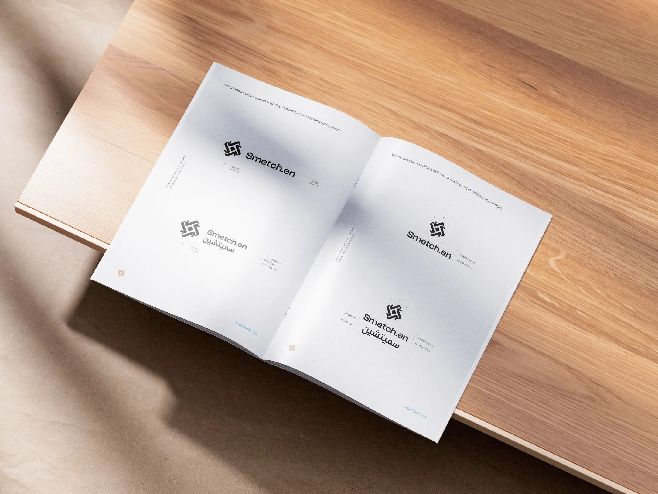 Smetch Keen &amp; Smetch.en Brand Book Mockup 004