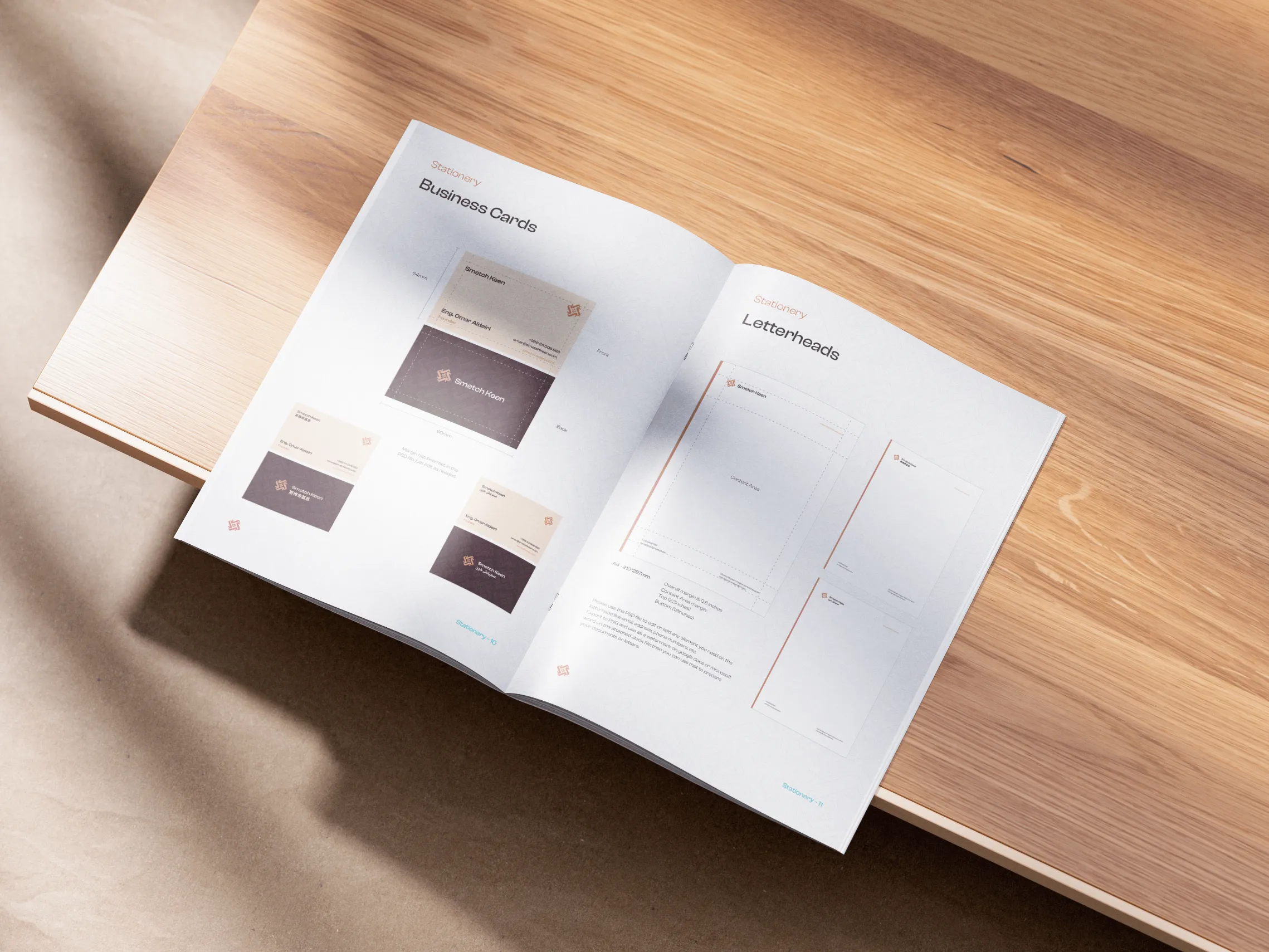Smetch Keen &amp; Smetch.en Brand Book Mockup 009
