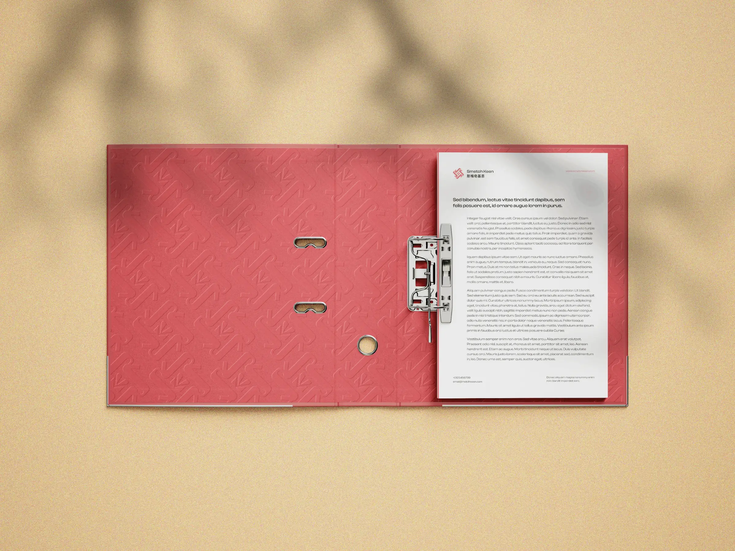 Smetch Keen &amp; Smetch.en Letterhead Mockup 002