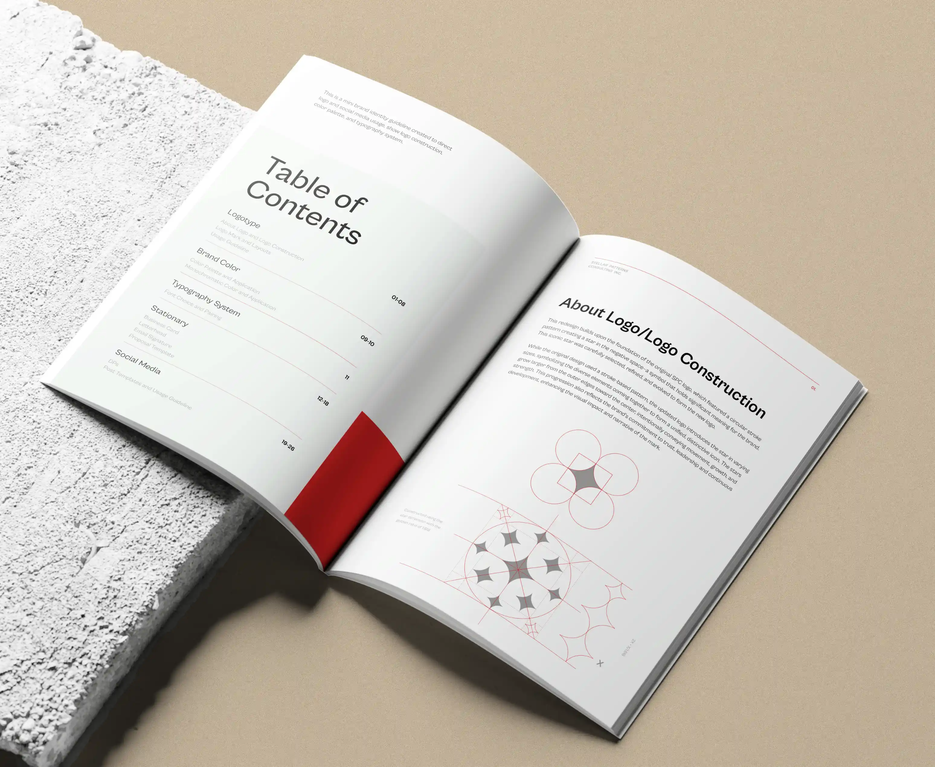 Stellar Patterns Consulting Brand Book Mockup 001