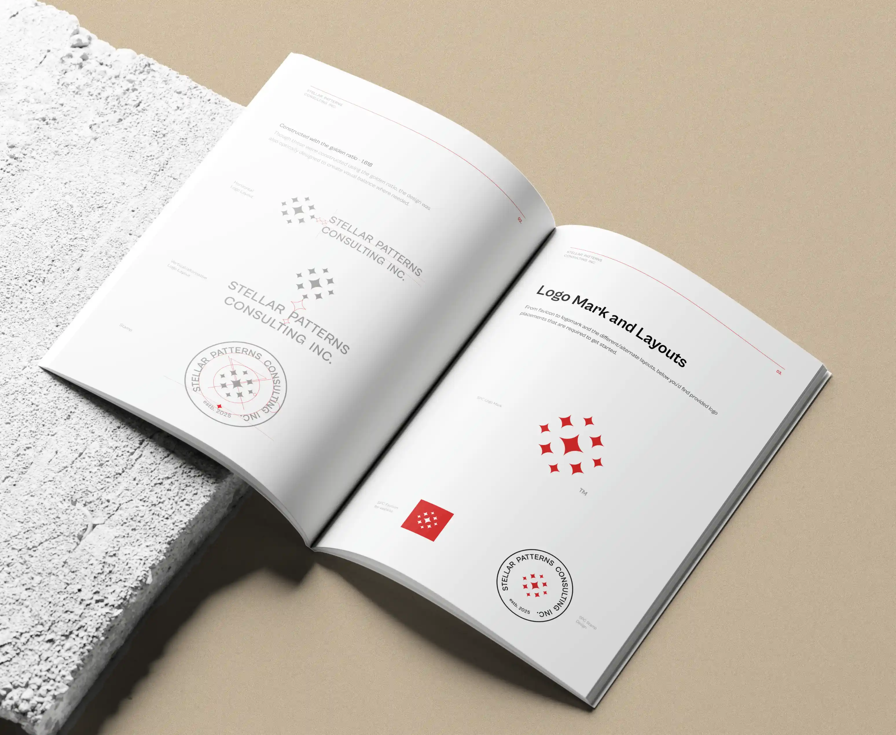 Stellar Patterns Consulting Brand Book Mockup 002