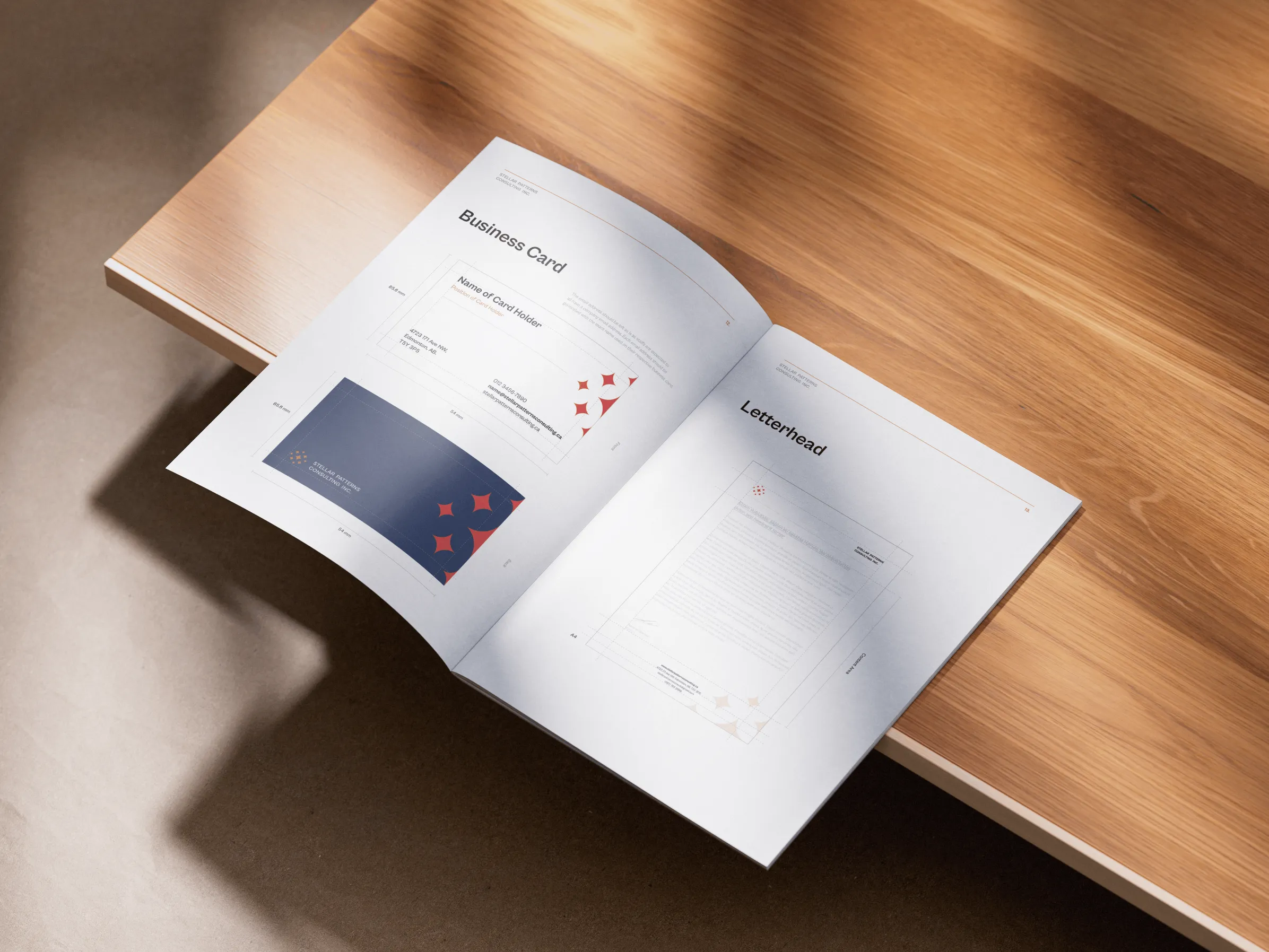 Stellar Patterns Consulting Brand Book Mockup 007