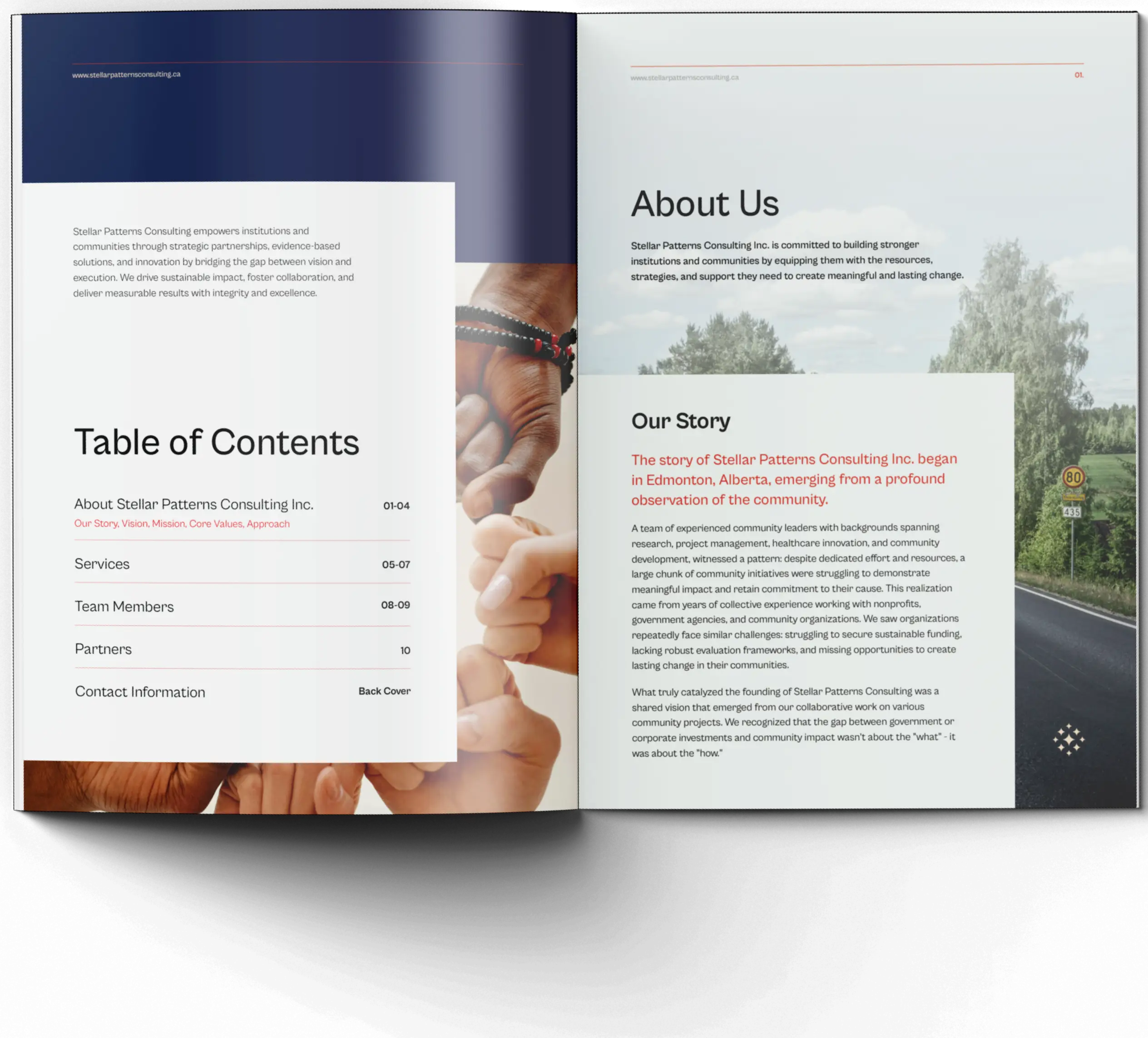 Stellar Patterns Consulting Company Profile Cutout Mockup 001