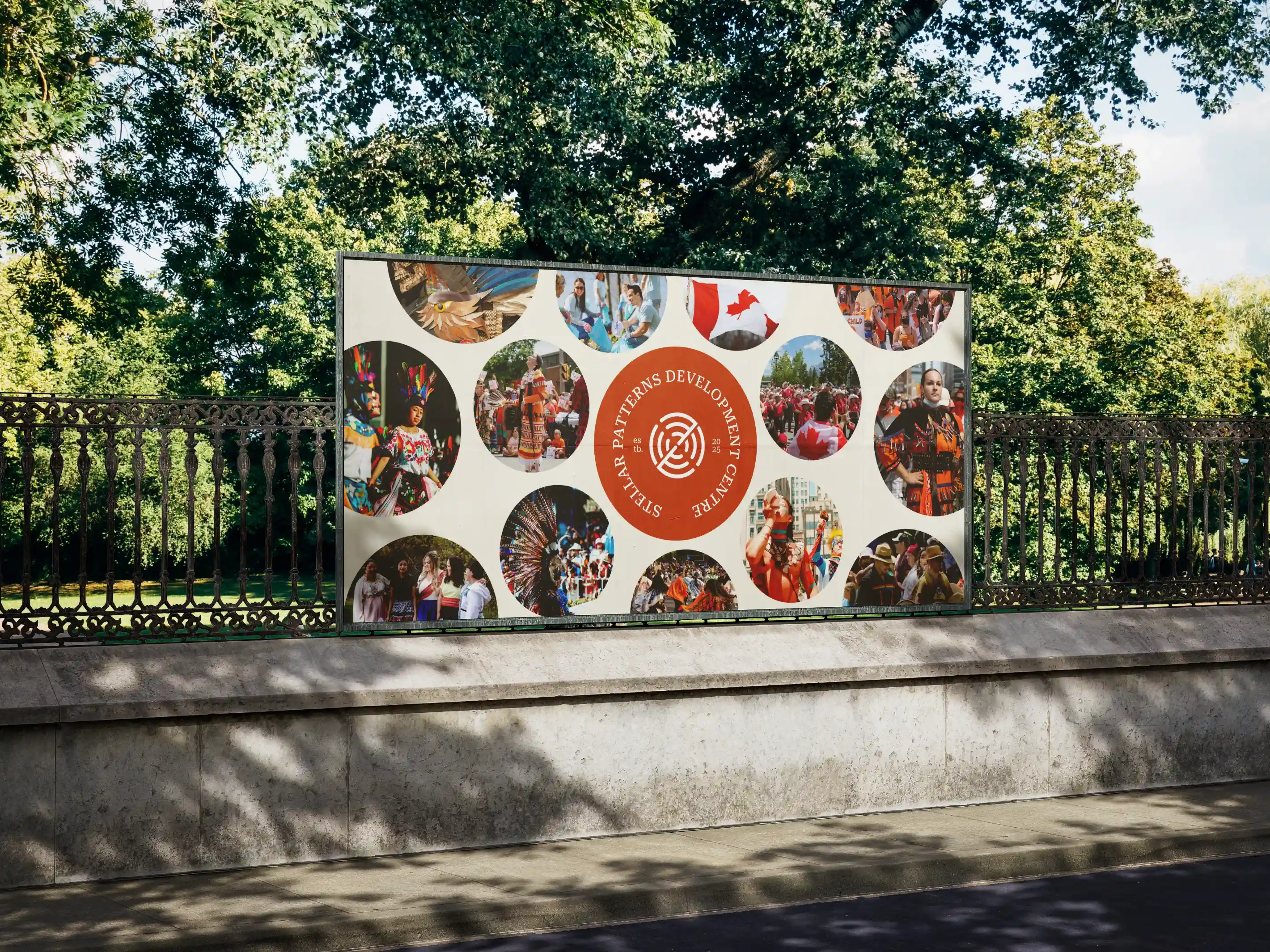 Stellar Patterns Development Centre Logo on Billboard Mockup