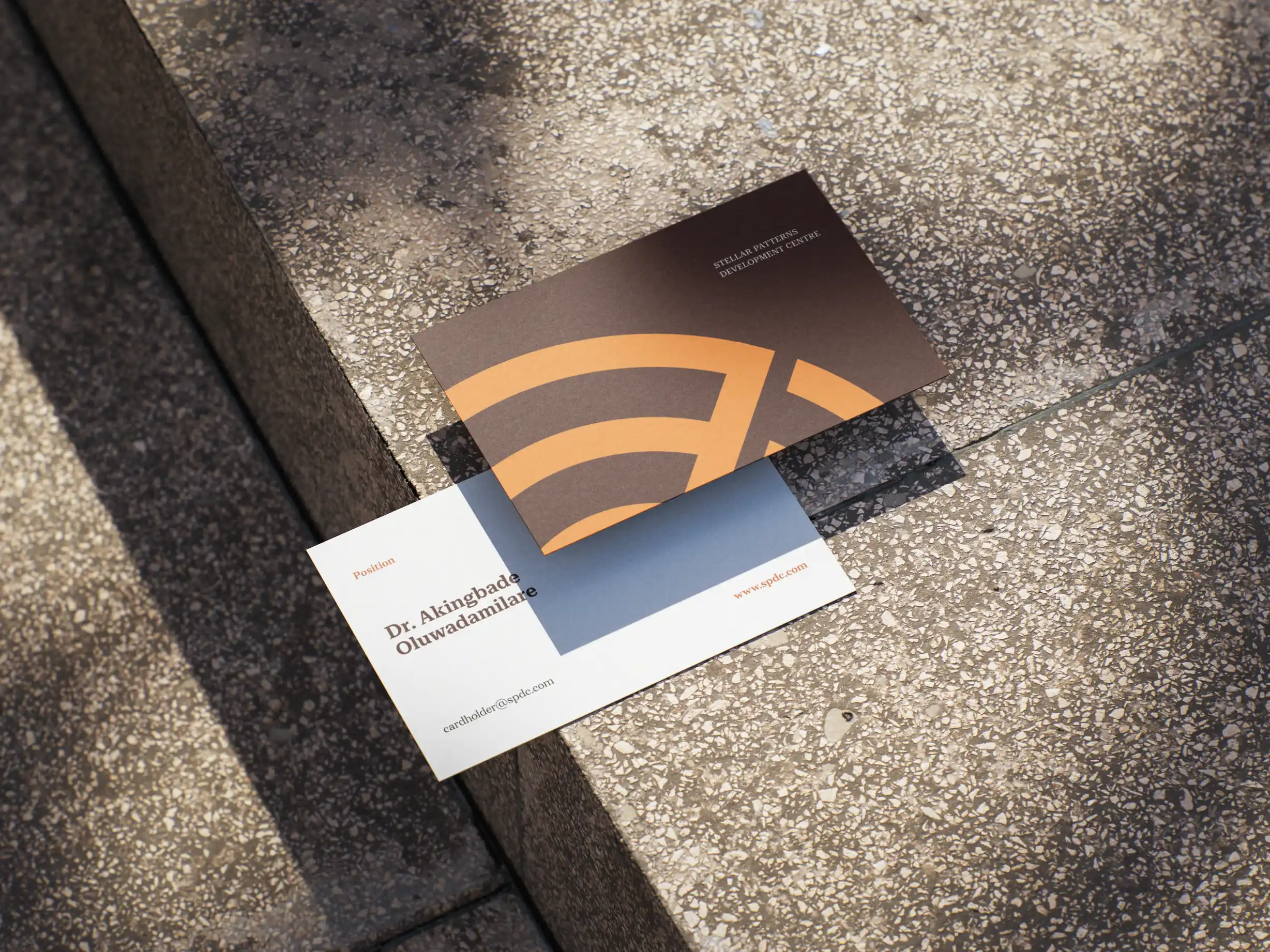 Stellar Patterns Development Centre Business Card Mockup