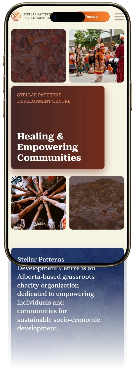 SPDC Mobile Website Mockup Presentation