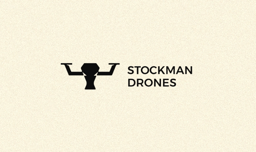 Stockman Drones Logo Mockup 002