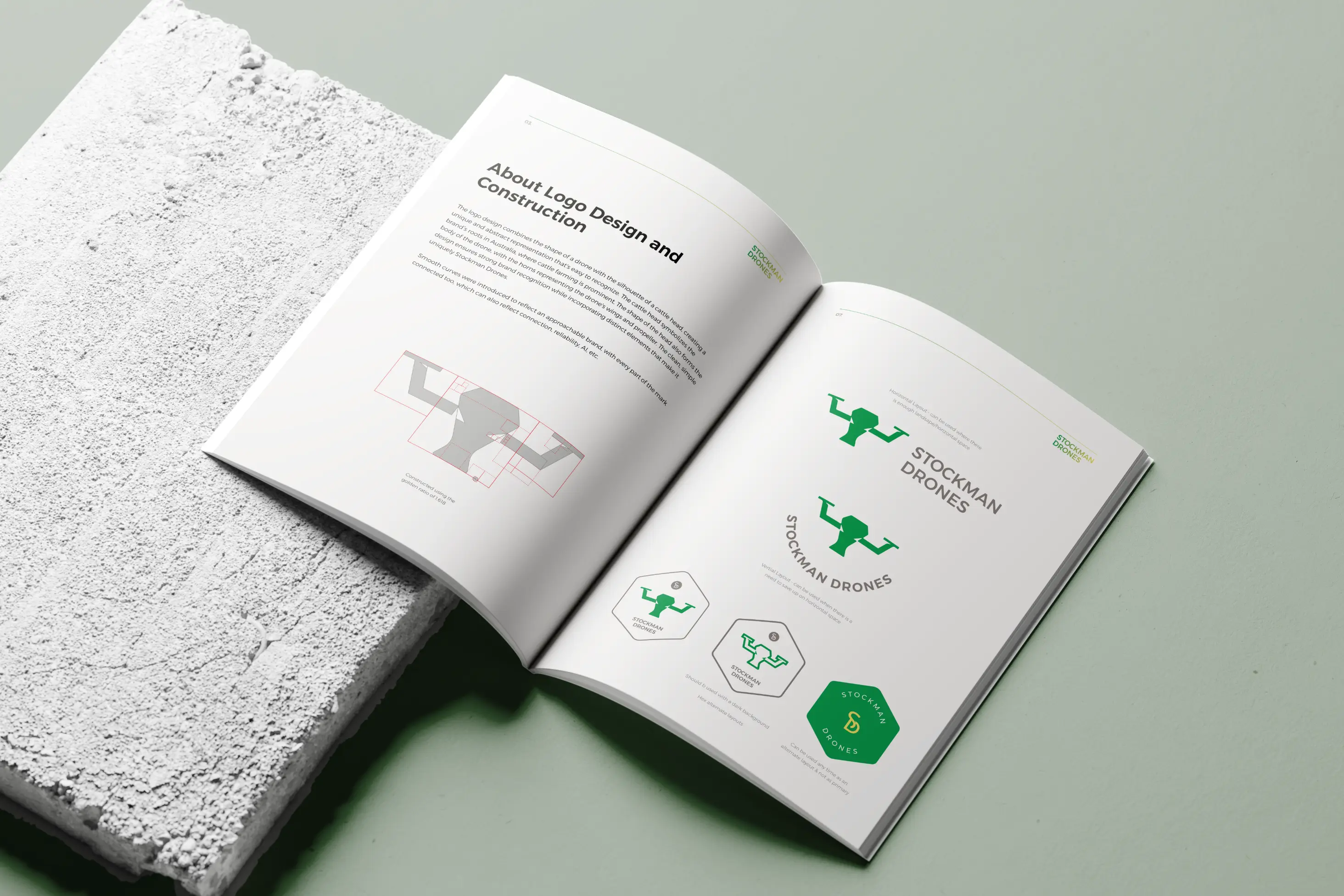 Brand Identity Design for Stockman Drones