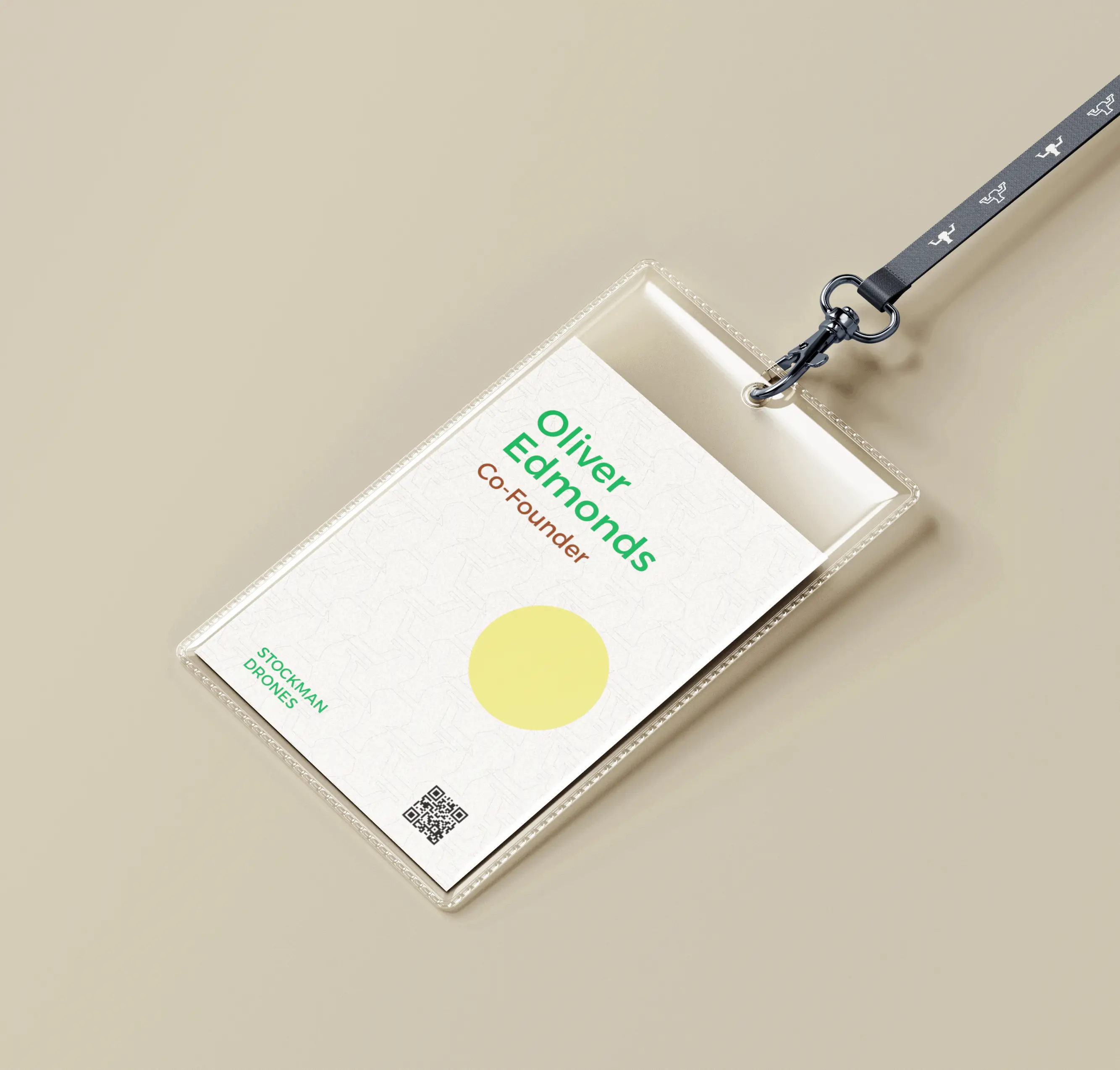 Stockman Drones ID Card Mockup