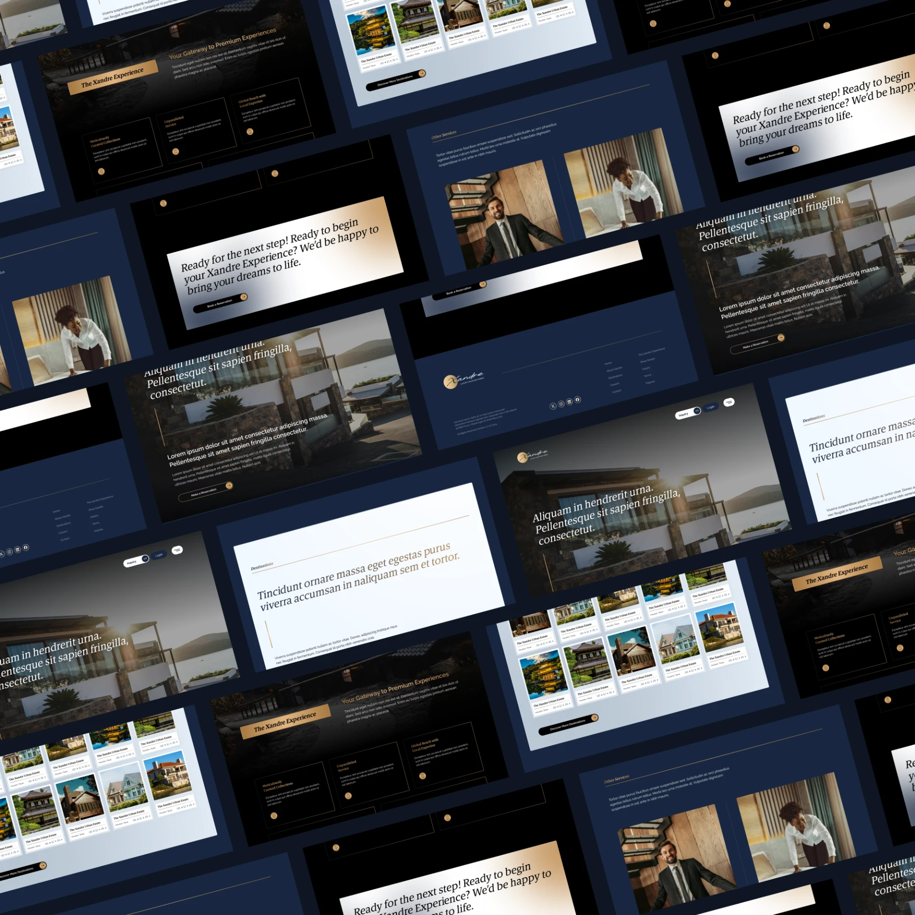 Xandre Website Mockup 001