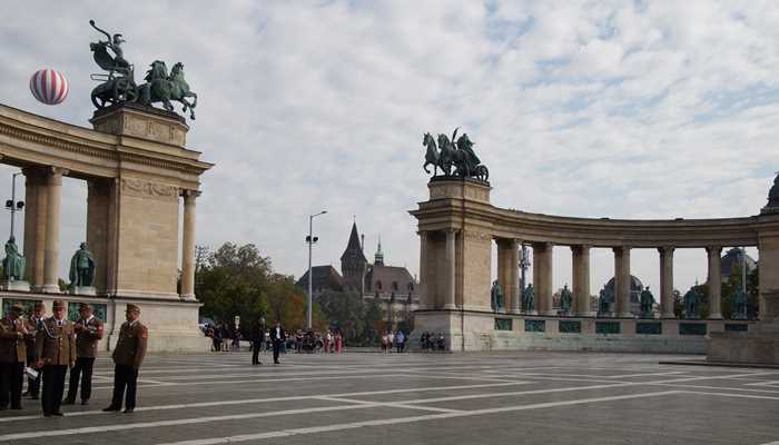 Het Heldenplein Boedapest