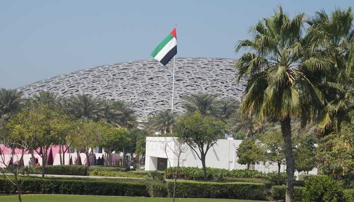 het Louvre museum in Abu Dhabi