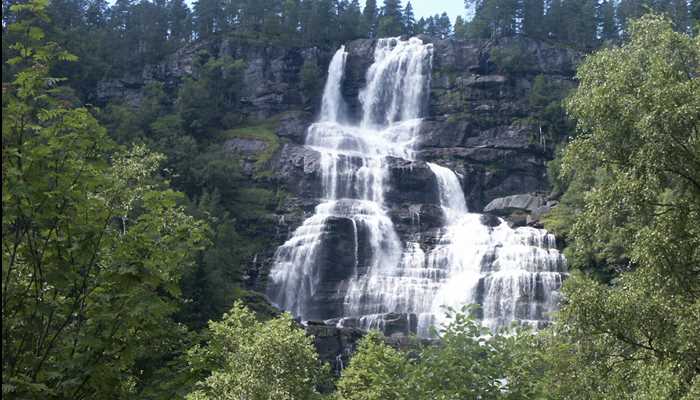 Tvinnefossen Waterval