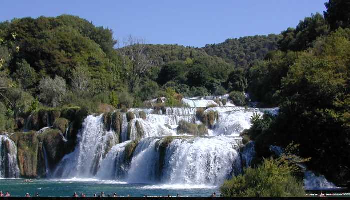 Krka watervallen