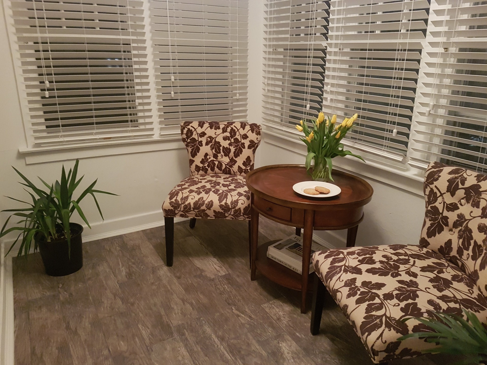 Wall Paint, Floor Tile and Trim Installation