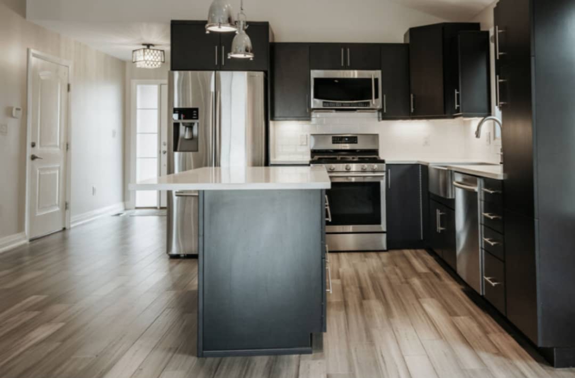 Pot Lights, Wall Paint, Flooring and Trim
