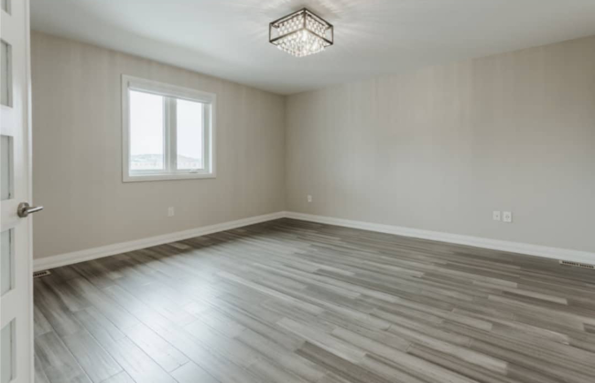 Light Fixture, Wall Paint, Flooring and Trim