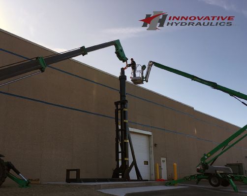 Testing a hydraulic cylinder