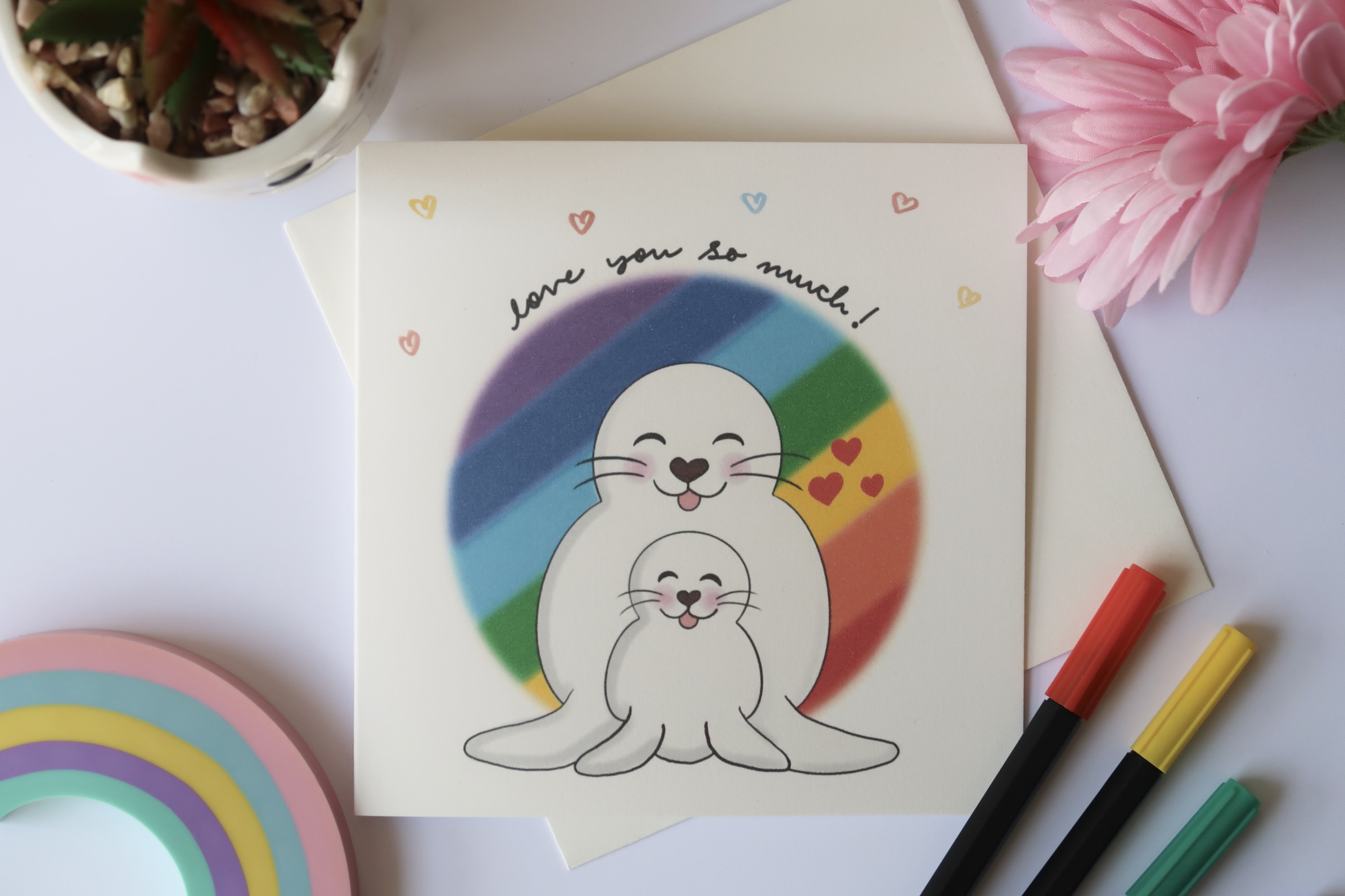 Sea Lion Love Card