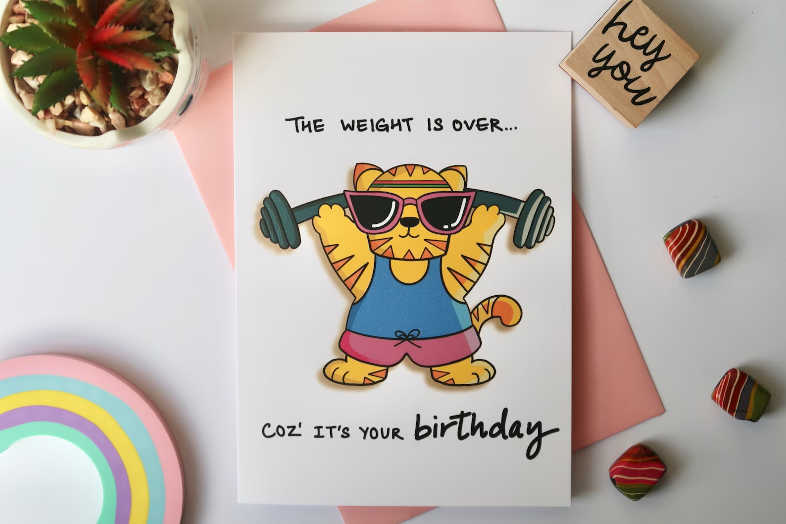 Gym Buddy Birthday Card