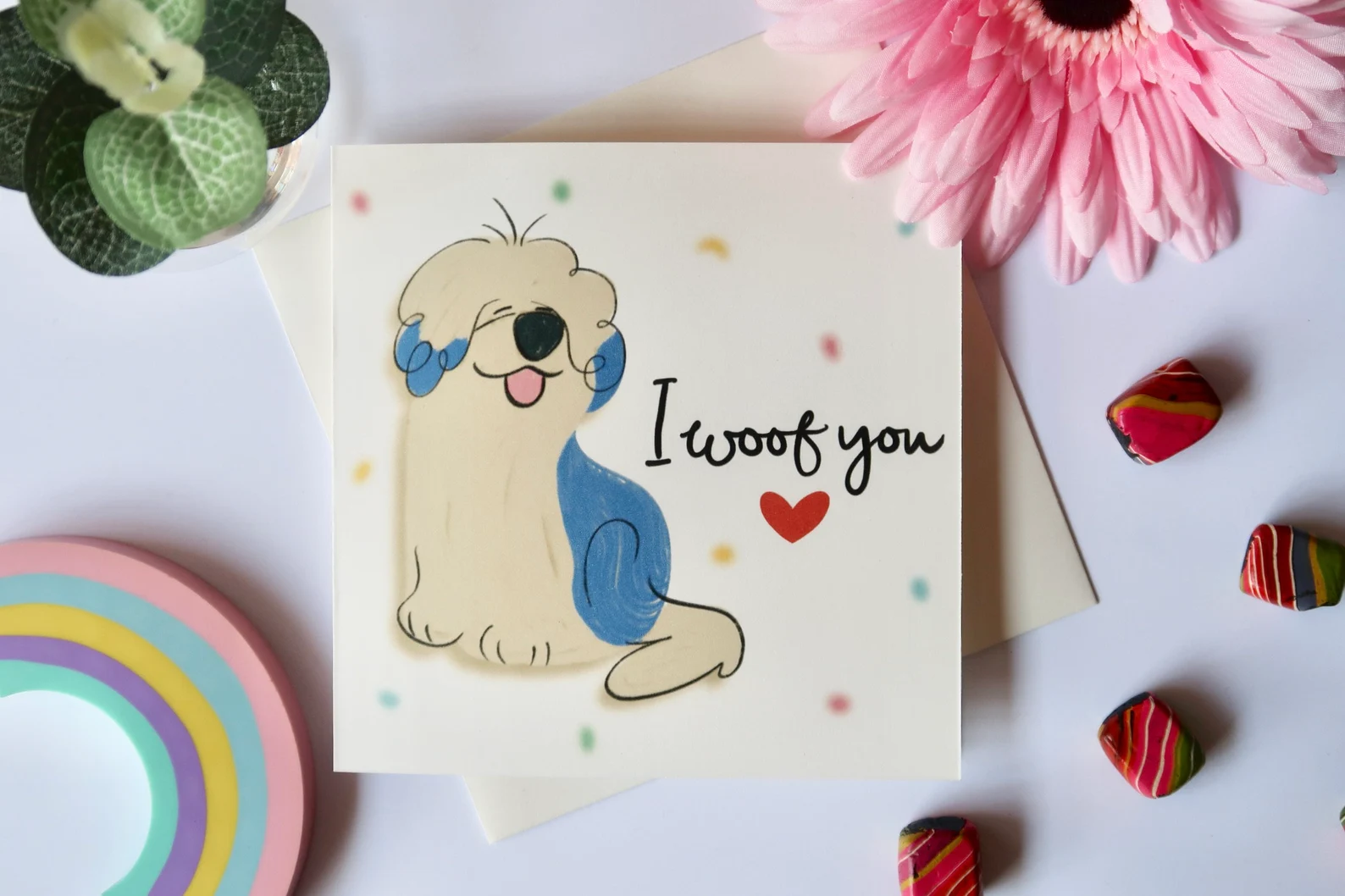 Woof You - Love You Card