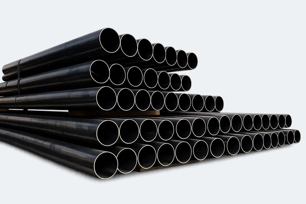 Bundle of ERW steel pipe
