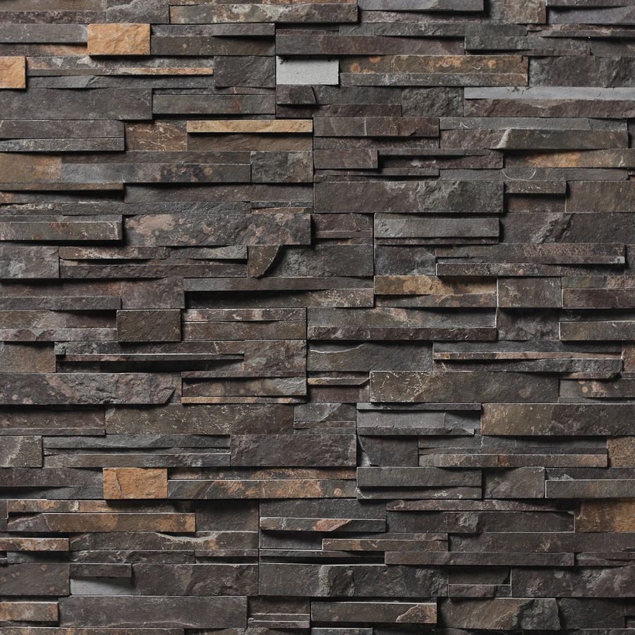Midas – 6 × 24 stacked stone panel