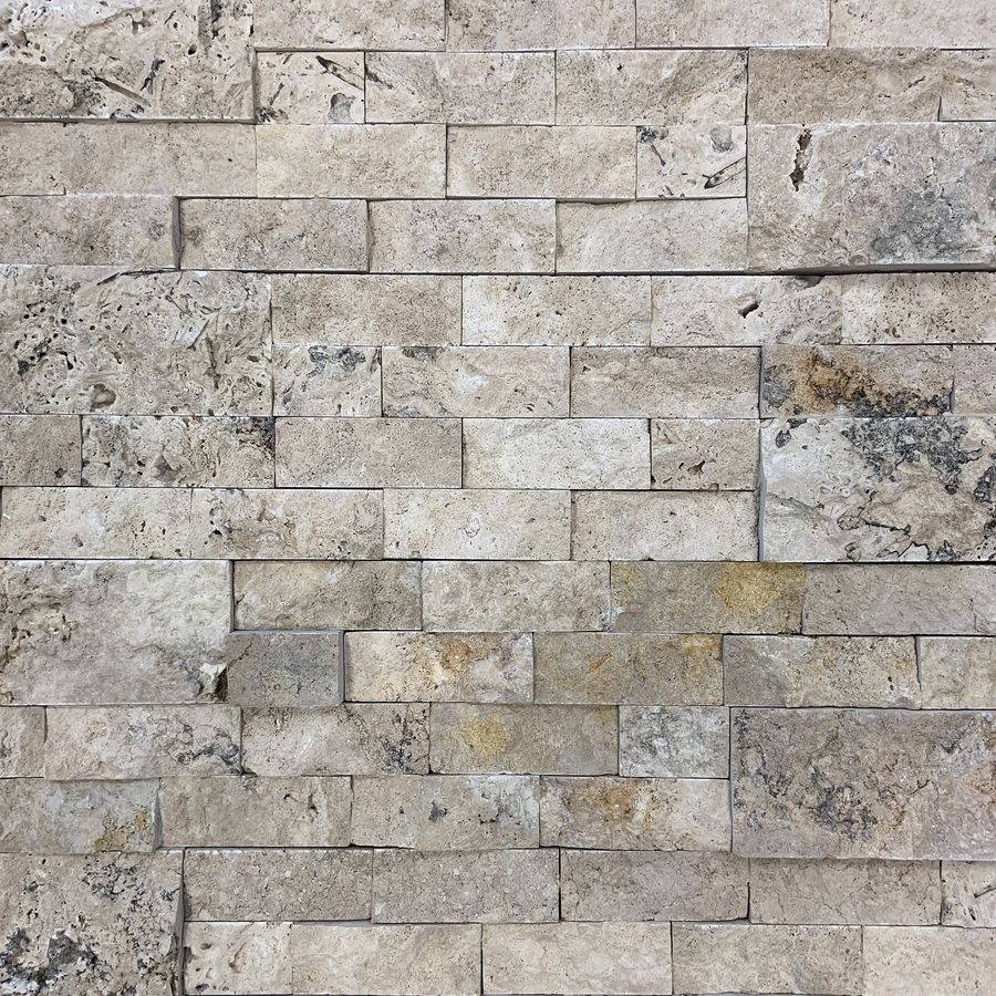 Texas Collection – Salado · 6 × 24 stacked stone panel