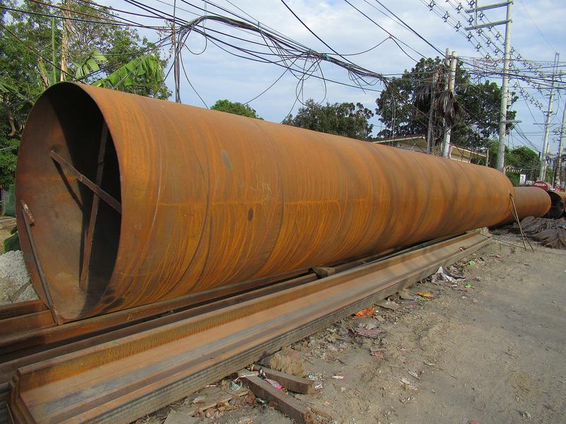 Large-diameter steel pipe